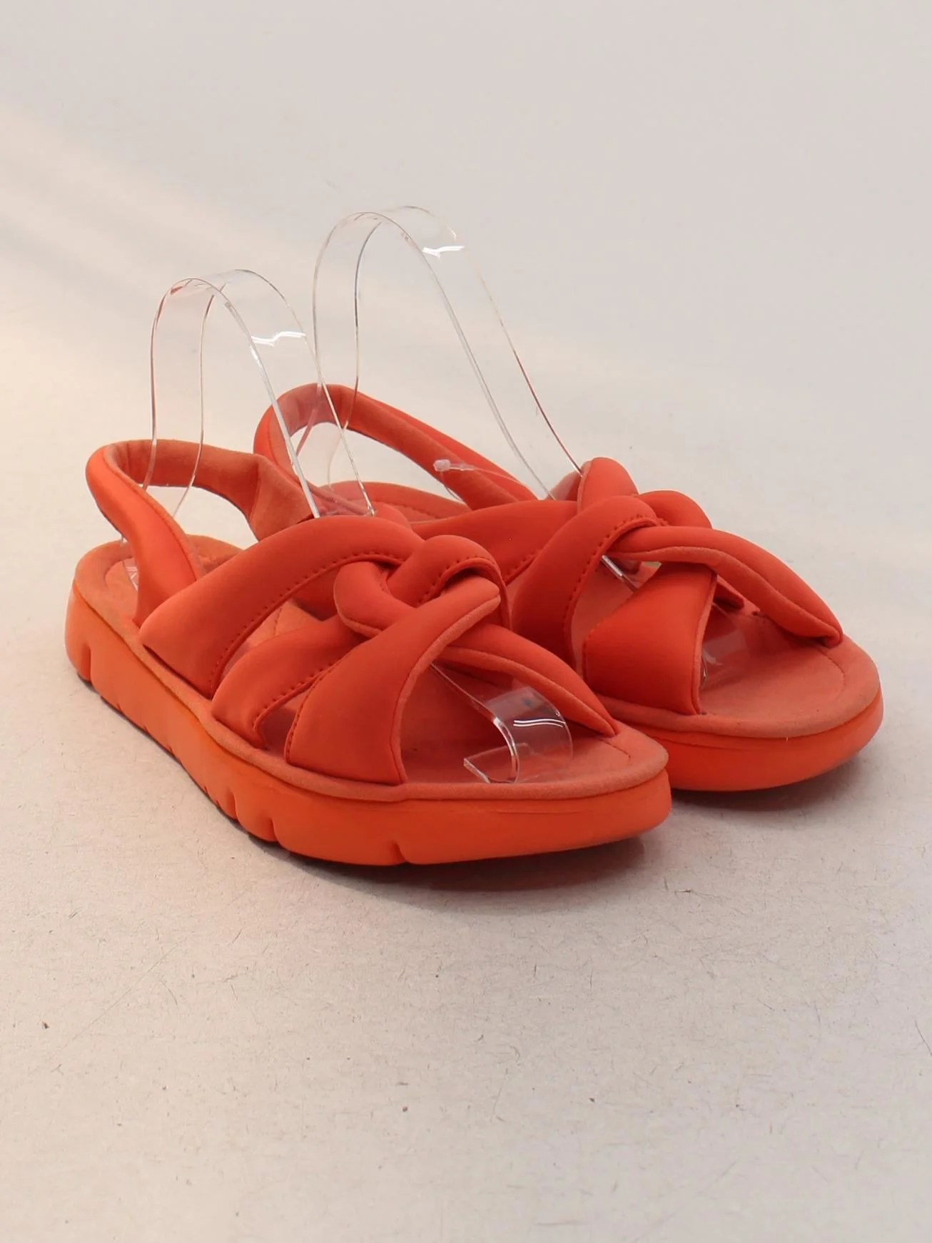 Camper Women's Sandals UK 7 Orange 100% Other Strappy - Image 4