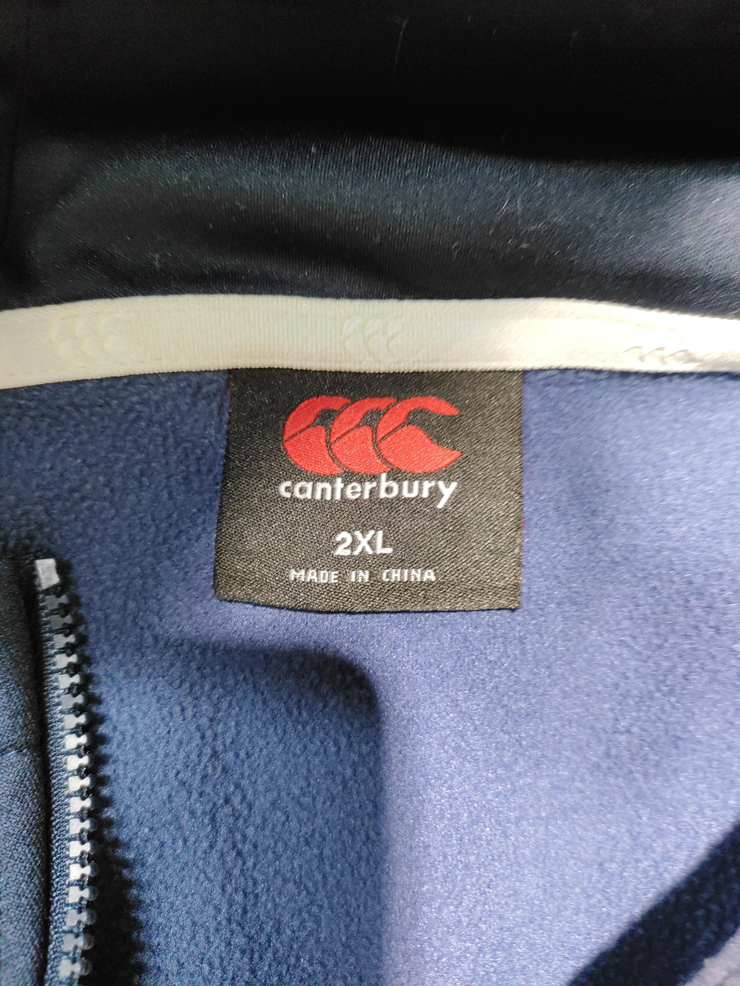 Canterbury Men's Hoodie XXL Blue Polyester with Elastane Pullover - Image 5