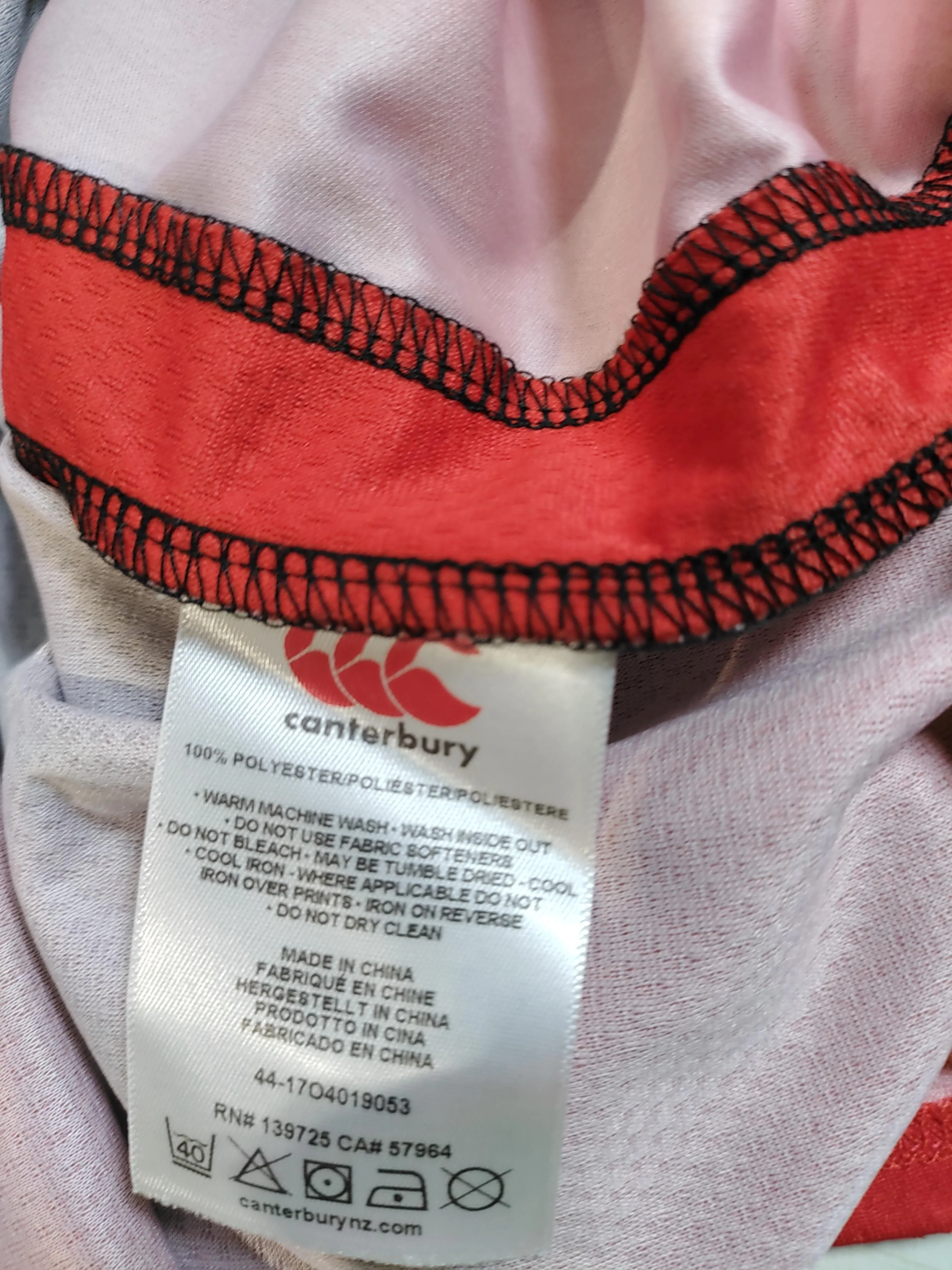 Canterbury Men's T-Shirt L Multi Graphic 100% Polyester Round Neck Basic - Image 6
