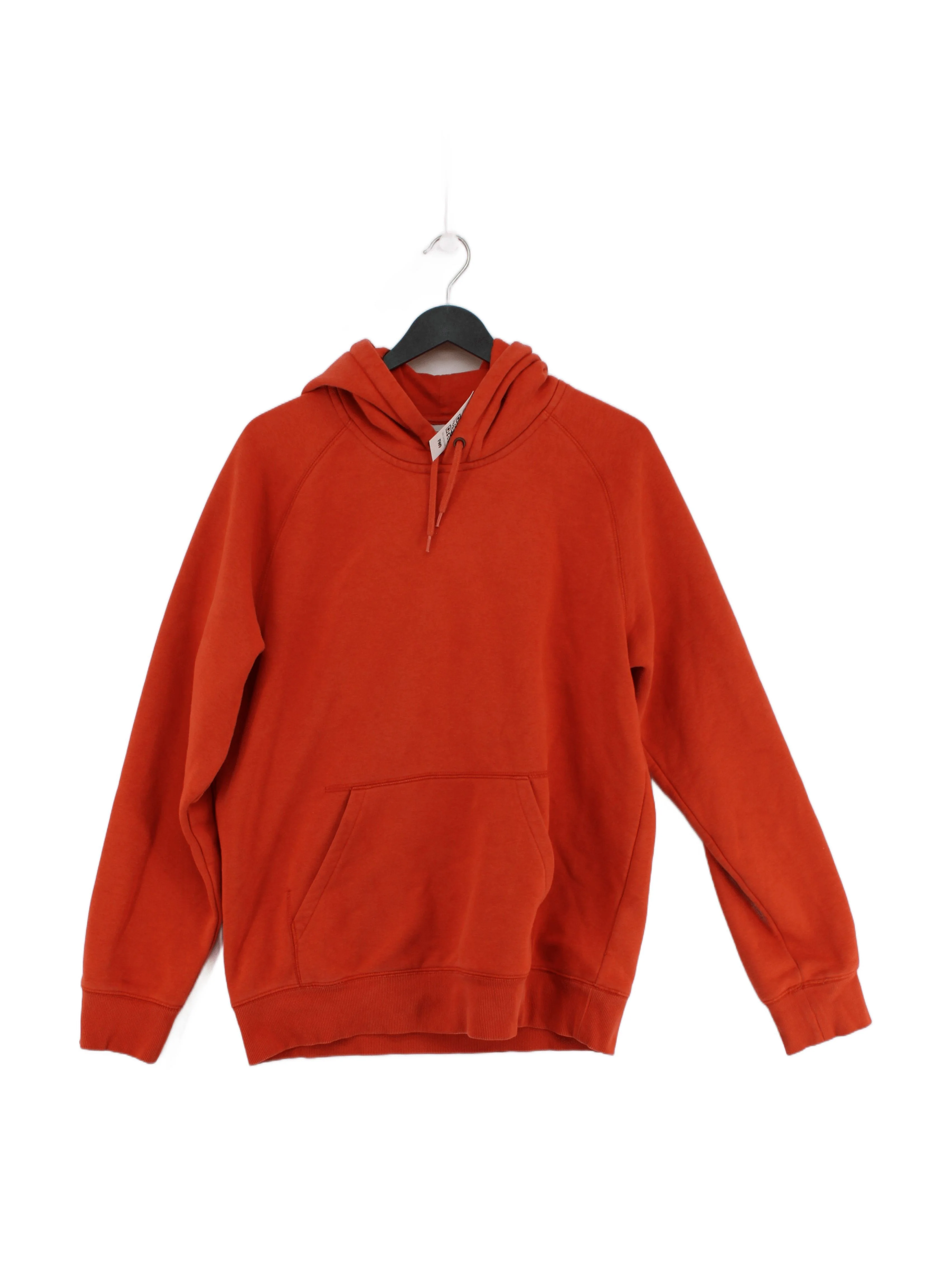 Carhartt Men's Hoodie M Orange Cotton with Polyester Pullover