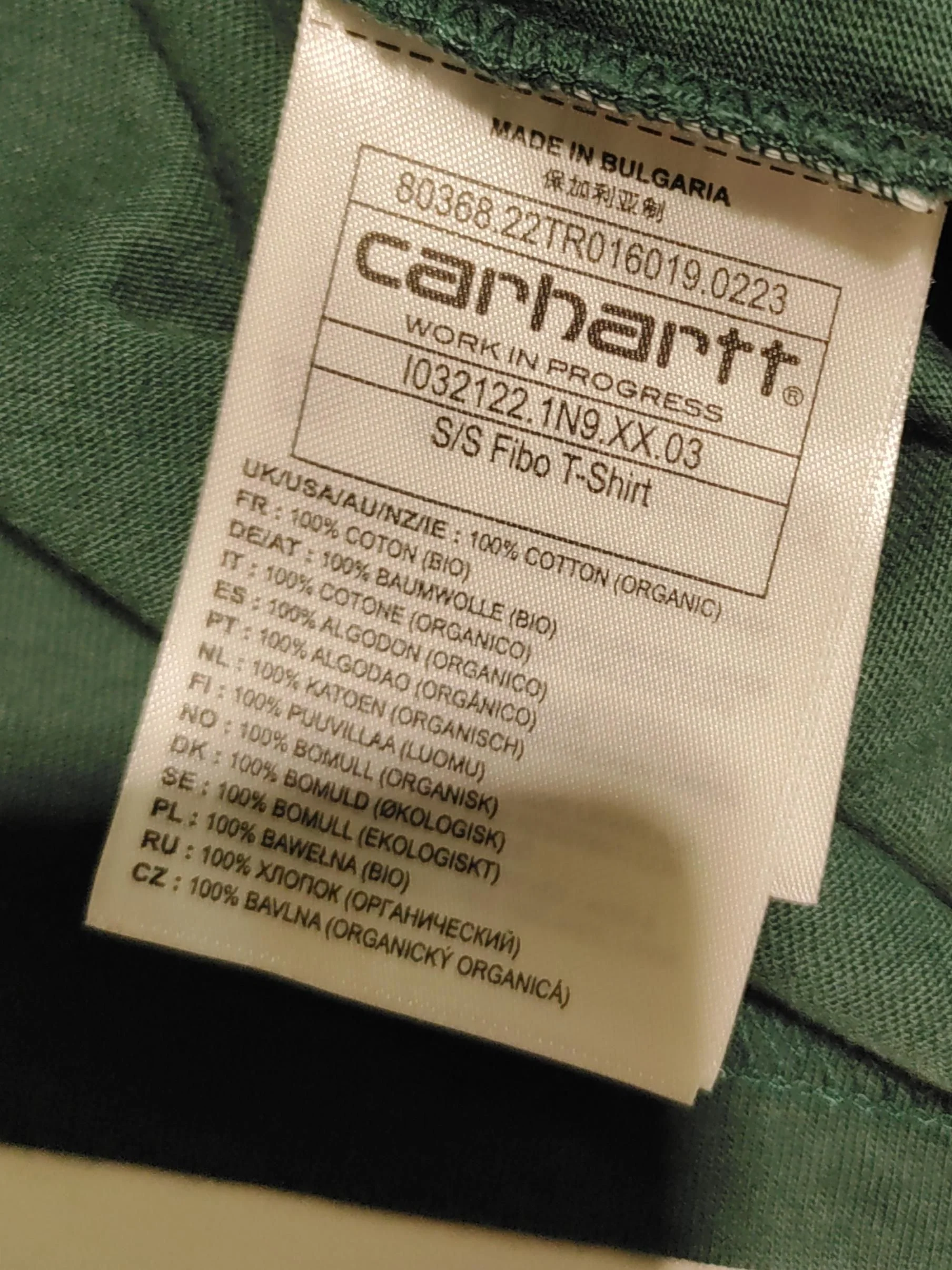 Carhartt Men's T-Shirt M Green Graphic 100% Cotton Basic - Image 8