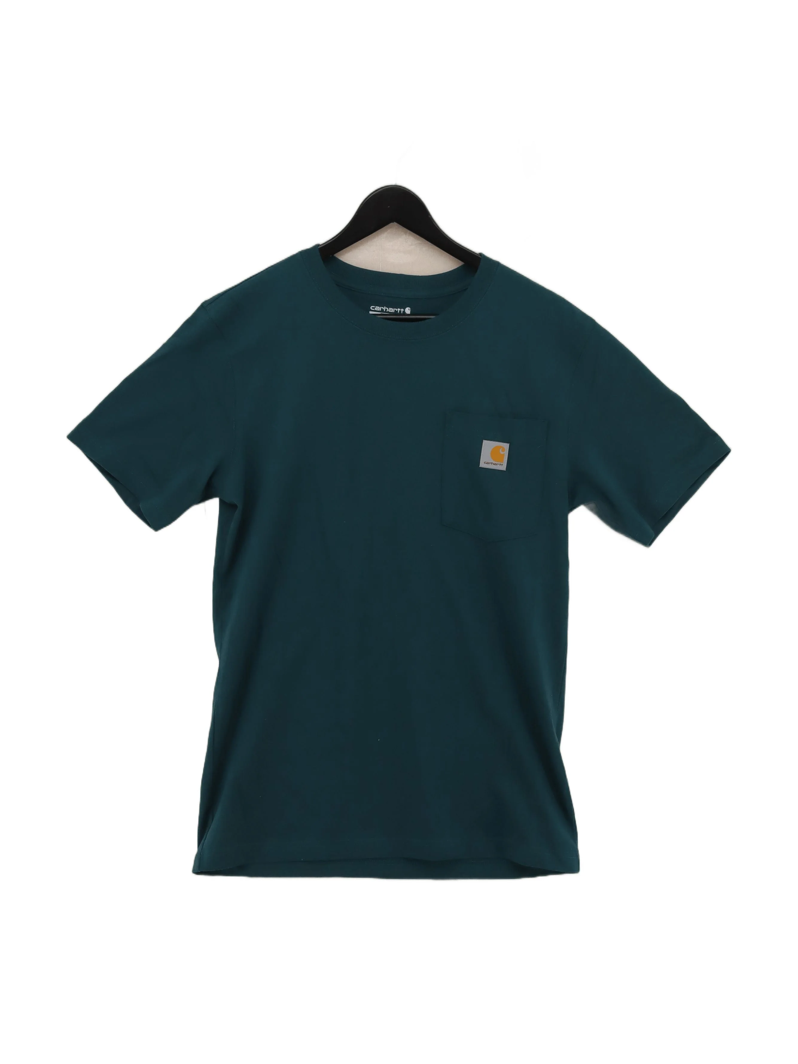 Carhartt Men's T-Shirt S Green 100% Cotton Basic