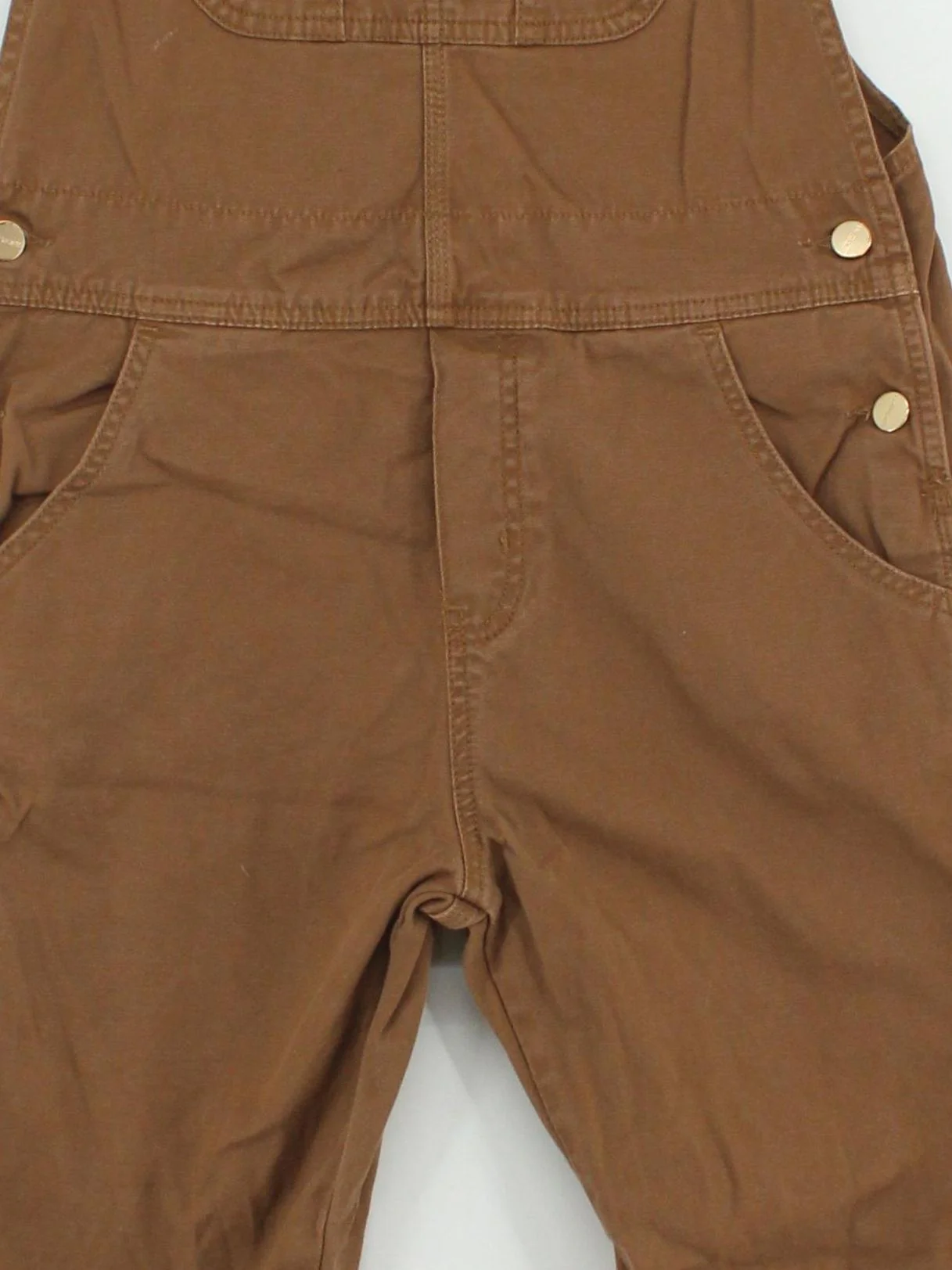 Carhartt Men's Trousers S Tan Cotton with Elastane, Polyester Straight Dungarees - Image 3