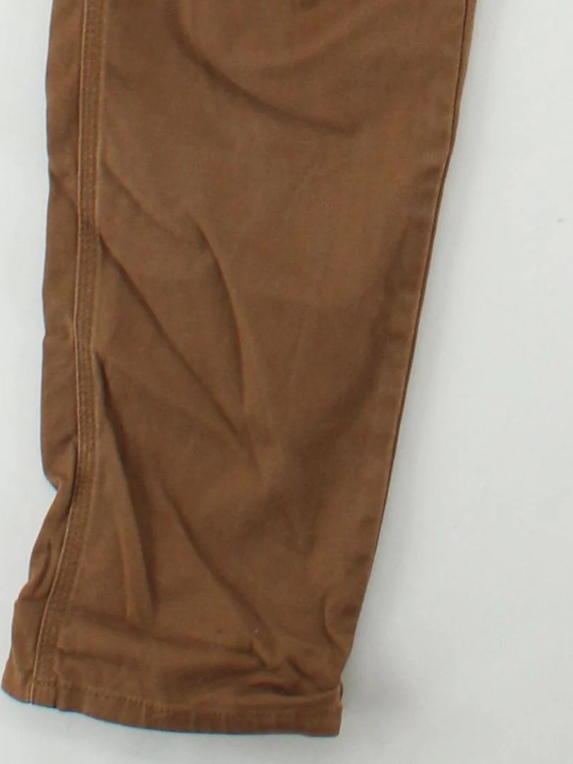 Carhartt Men's Trousers S Tan Cotton with Elastane, Polyester Straight Dungarees - Image 4