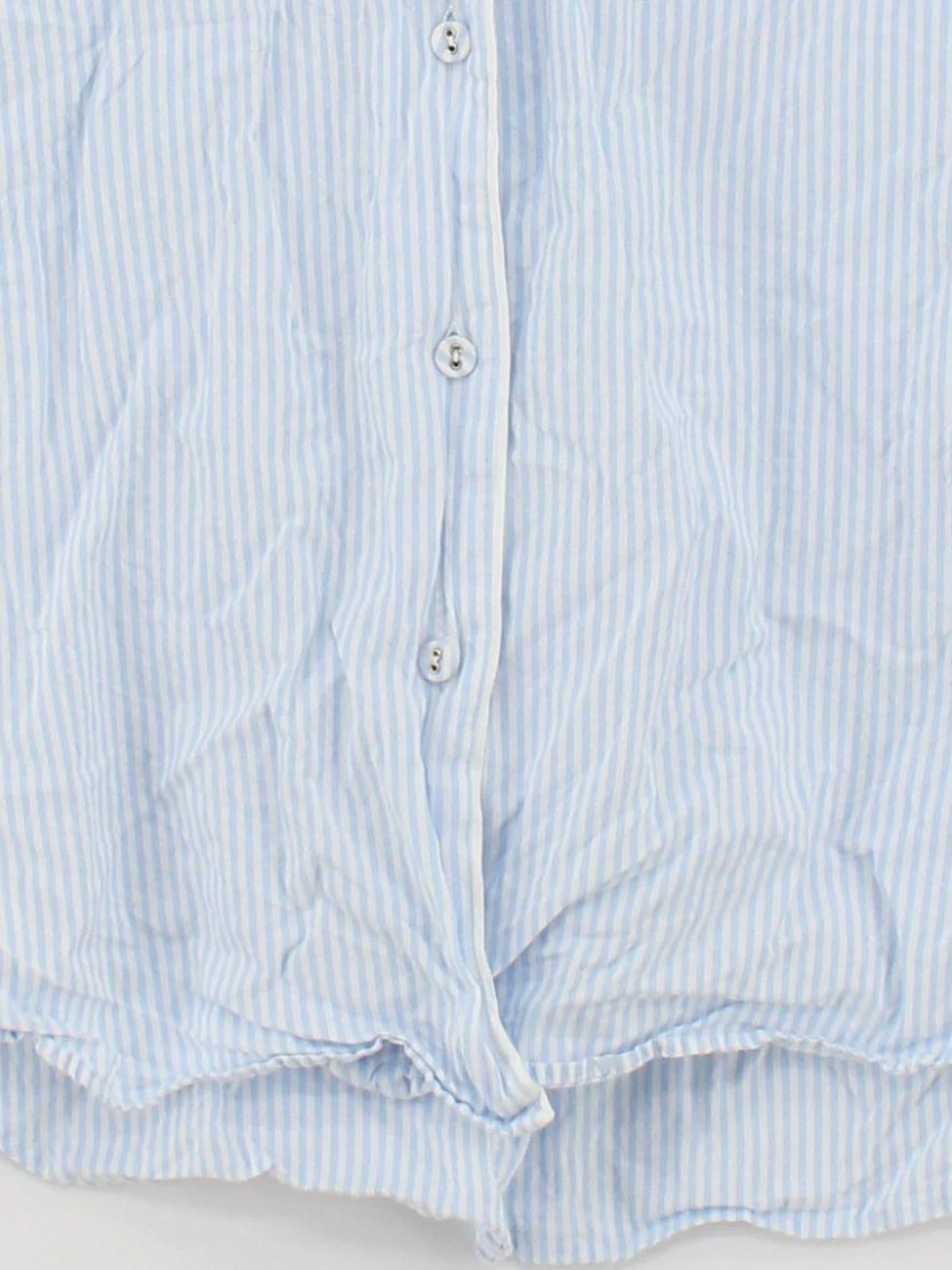 Carolina Herrera Women's Shirt UK 14 Blue 100% Cotton Basic - Image 4