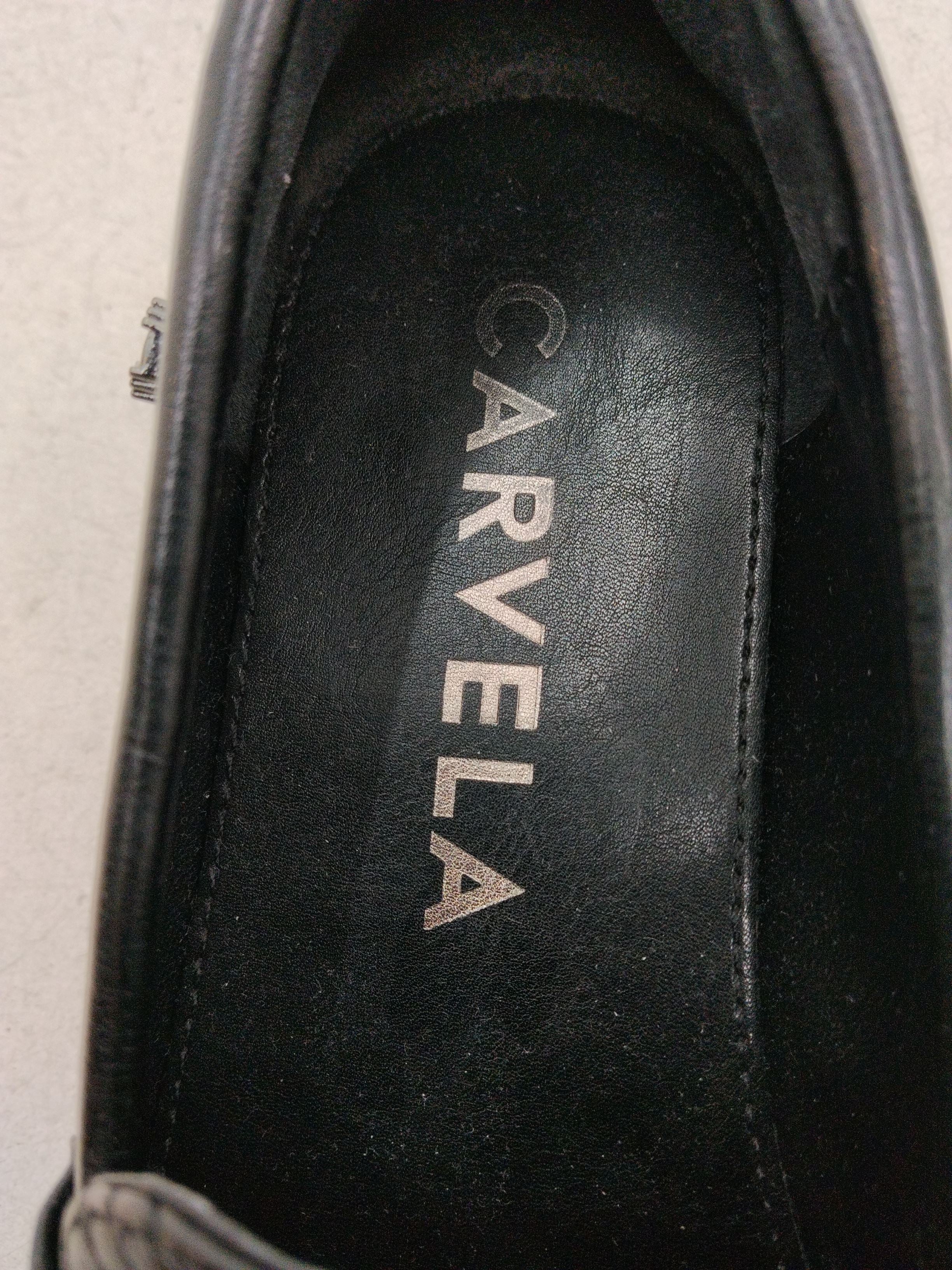 Carvela Men's Shoes UK 4 Black Geometric 100% Leather Loafer - Image 6