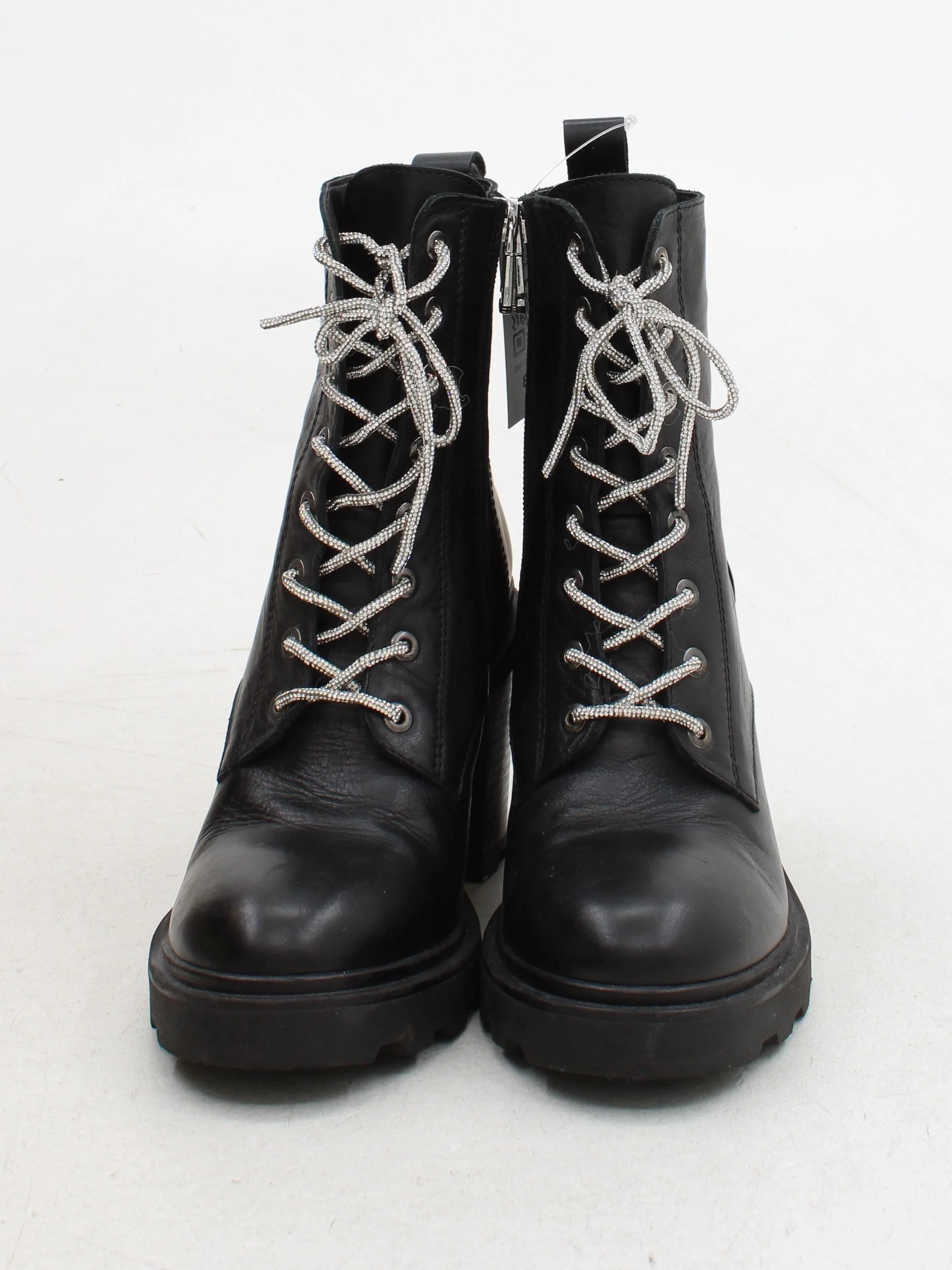 Carvela Women's Boots UK 6.5 Black Leather with Other Combat - Image 2