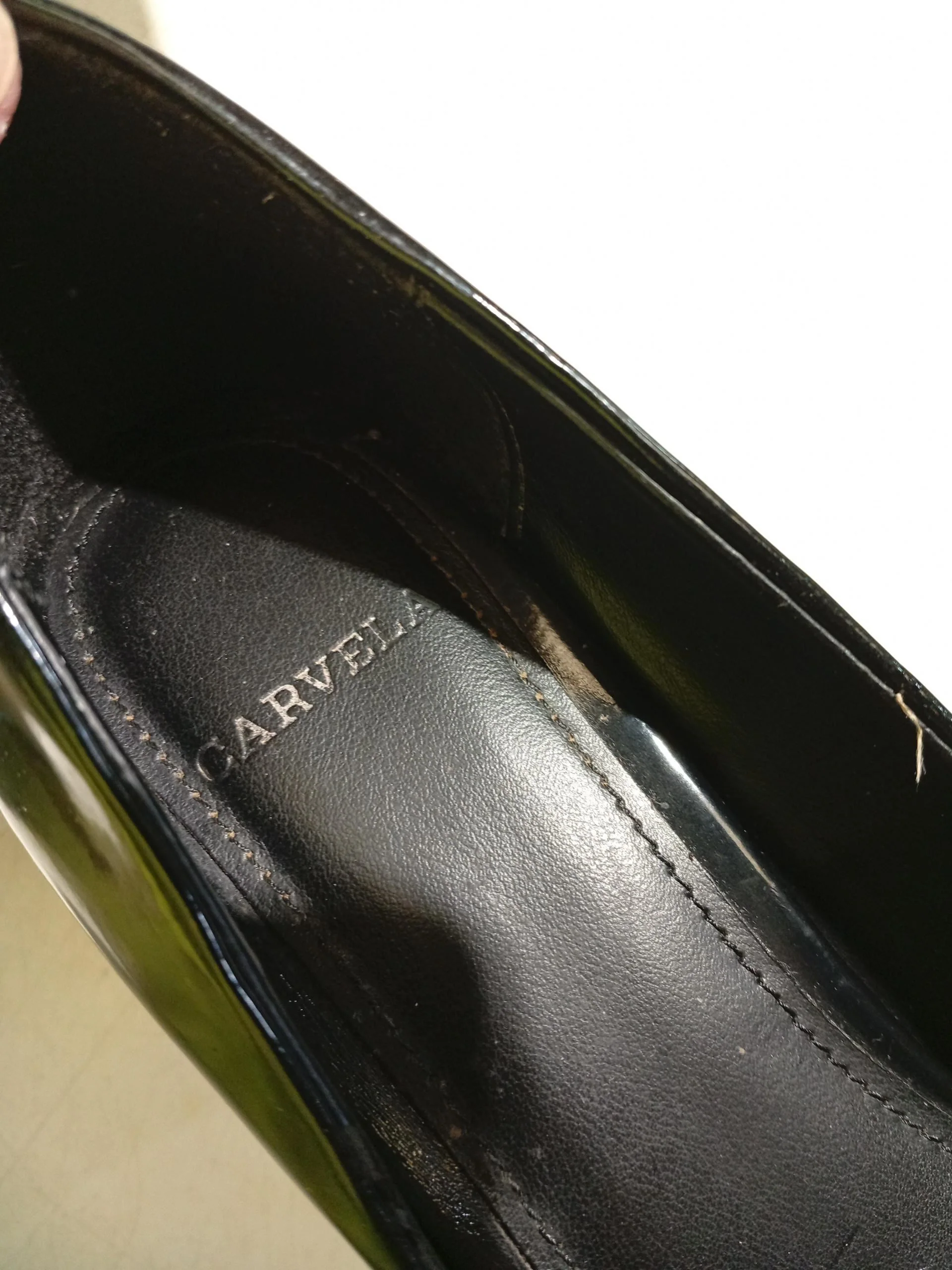 Carvela Women's Heels UK 4 Black 100% Faux Leather Court - Image 9
