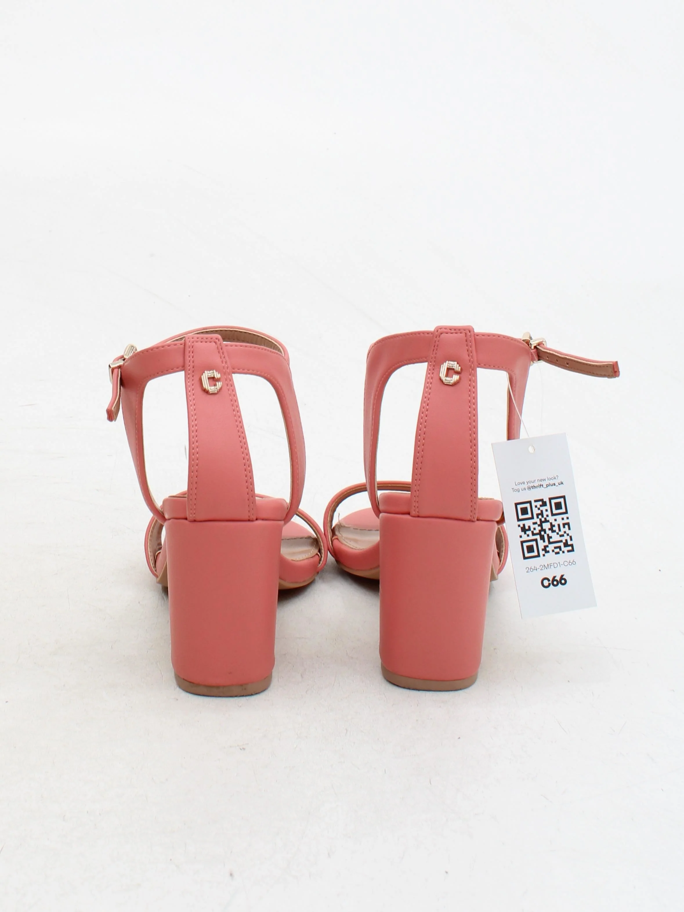 Carvela Women's Heels UK 4 Pink 100% Faux Leather Strappy - Image 3