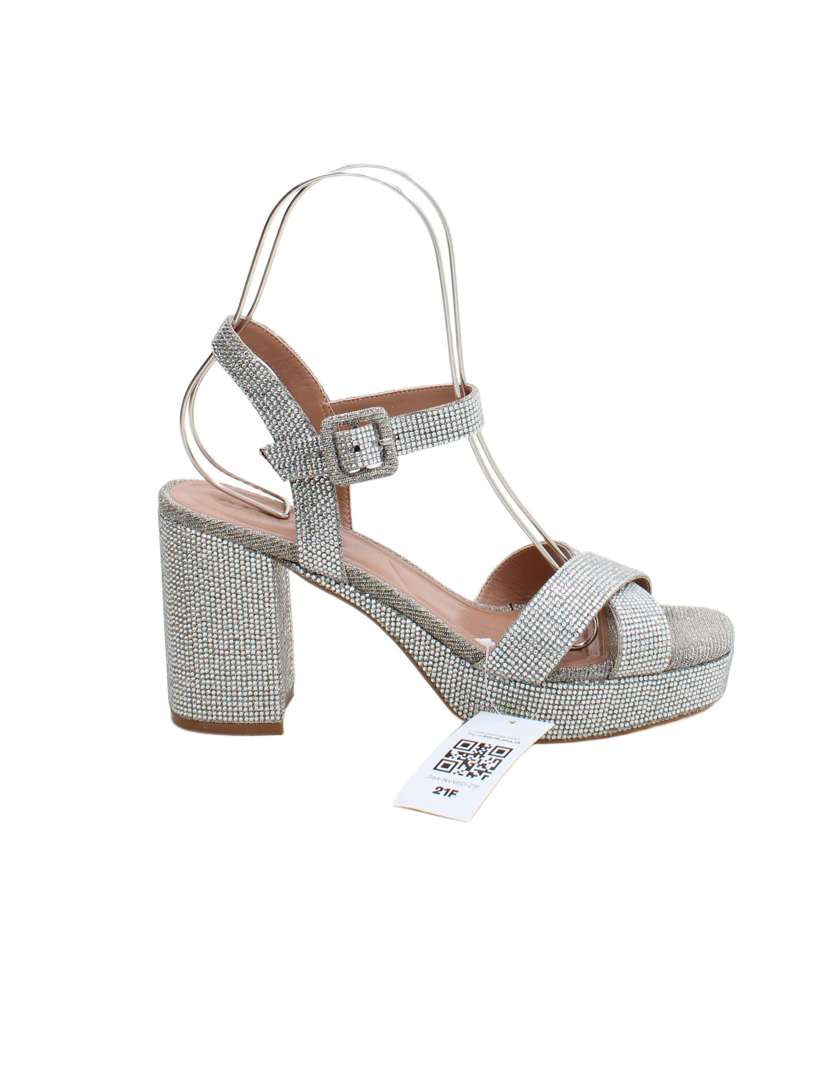 Carvela Women's Heels UK 7 Silver 100% Other Platform