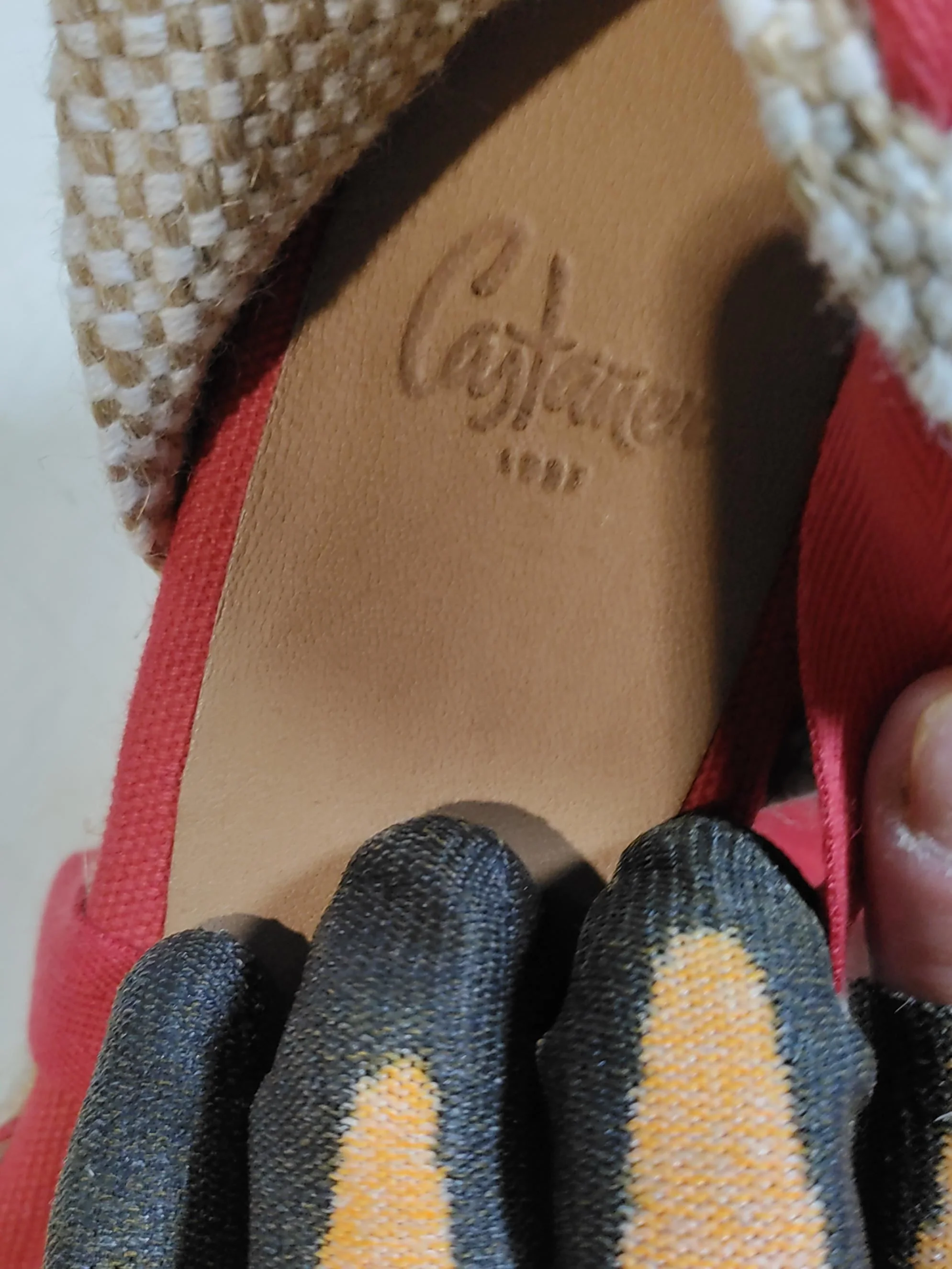 Castaner Women's Sandals UK 6.5 Red 100% Other Espadrille - Image 8