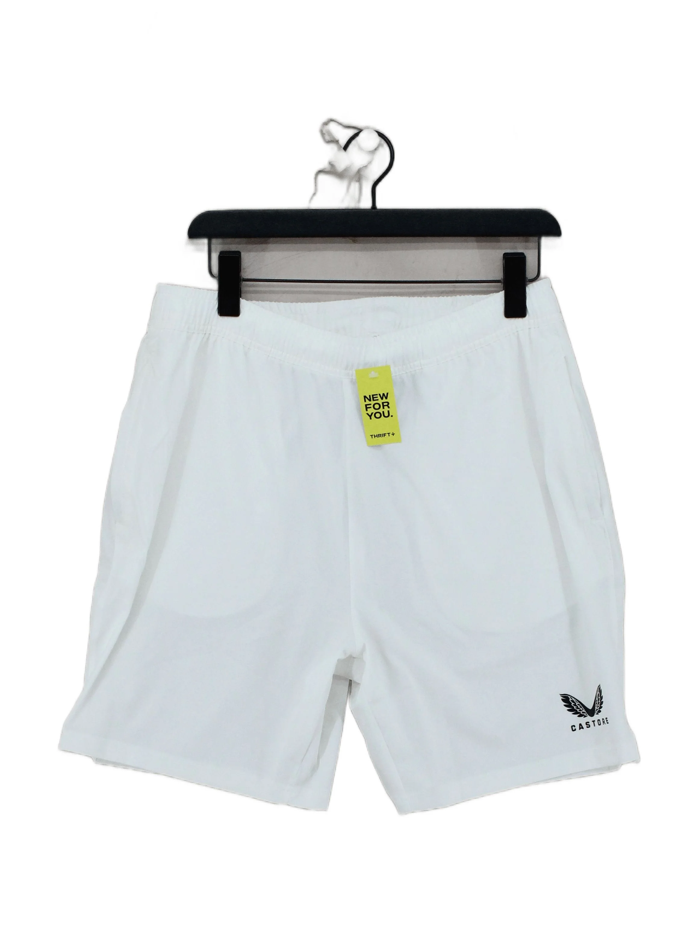 Castore Men's Shorts L White Polyester with Elastane Chino