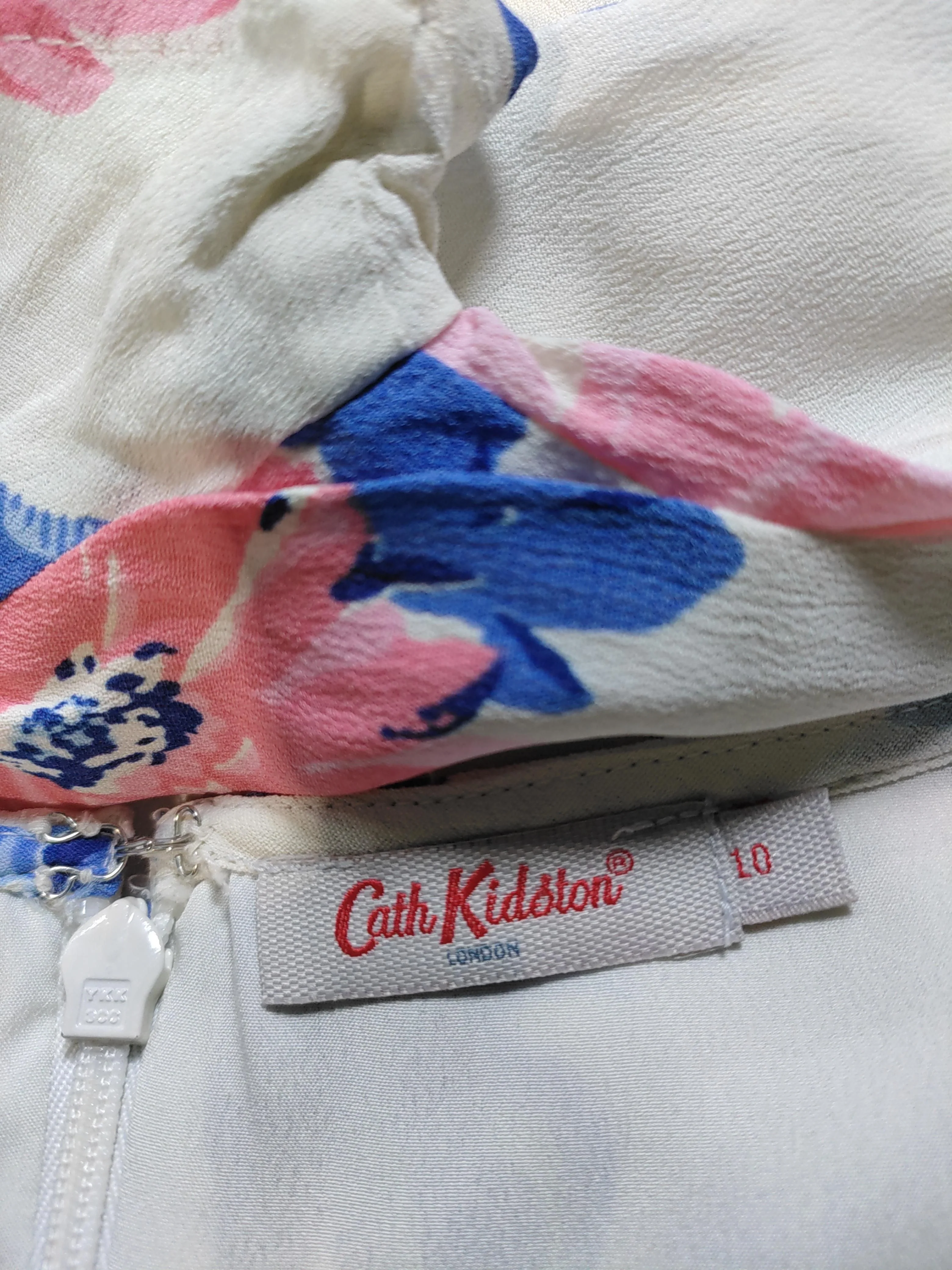 Cath Kidston T-Shirt Midi Dress UK10 in White - Image 6