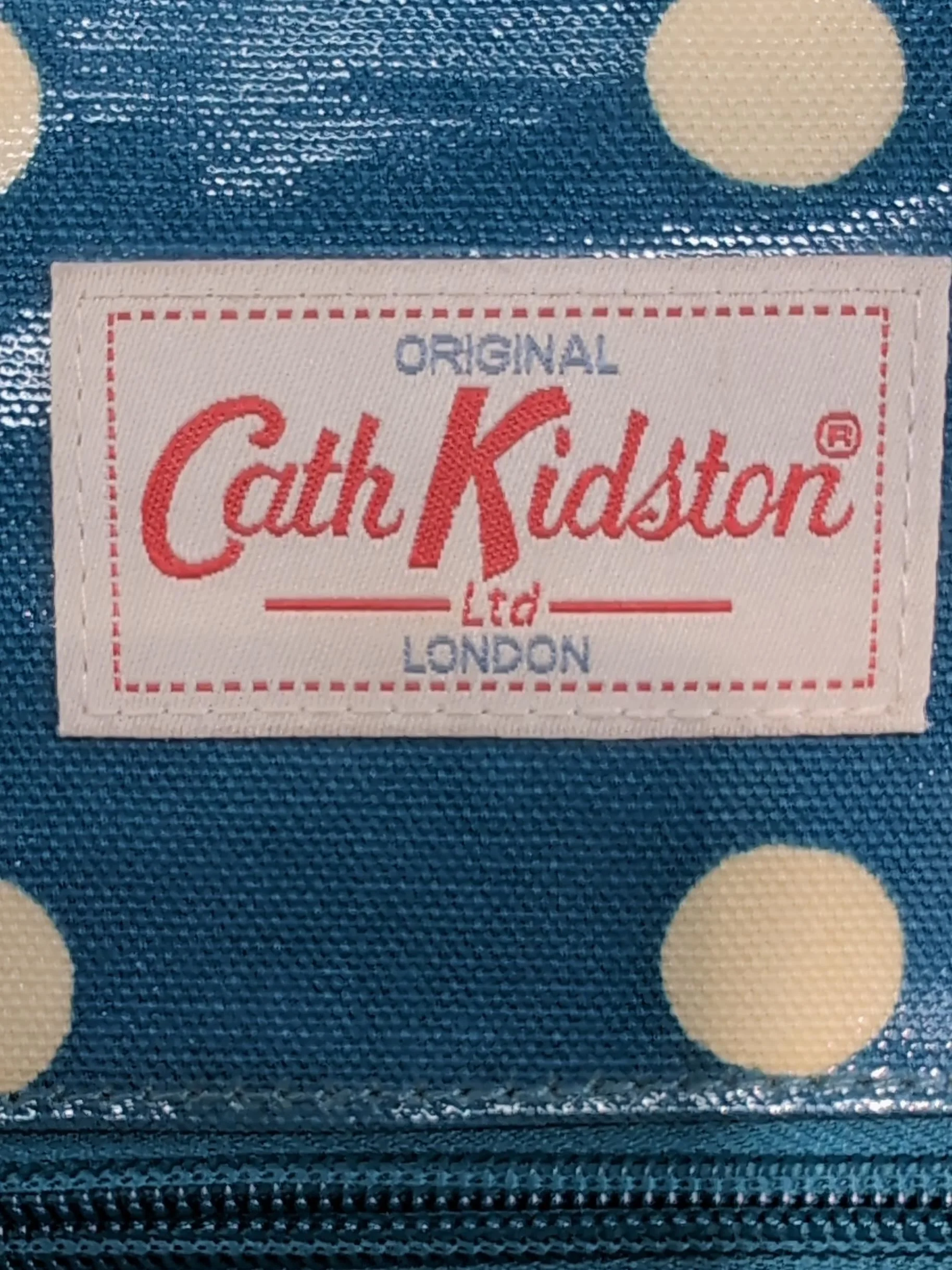 Cath Kidston Women's Bag Blue Polkadot 100% Other Tote - Image 5
