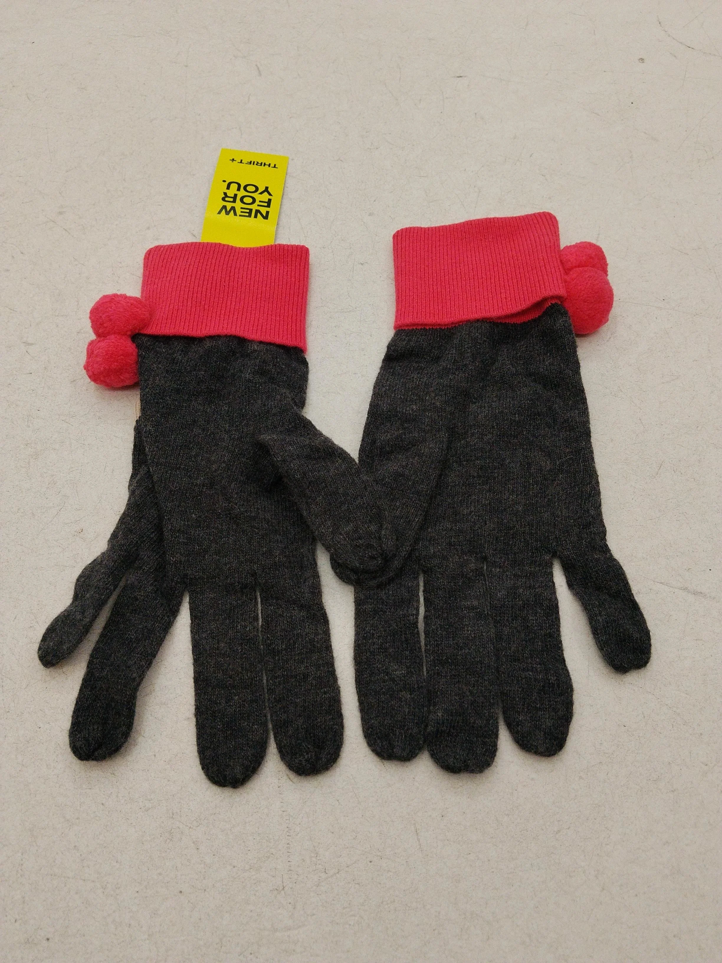 Cath Kidston Women's Gloves Grey Animal Print Cotton with Nylon, Wool Glove - Image 2