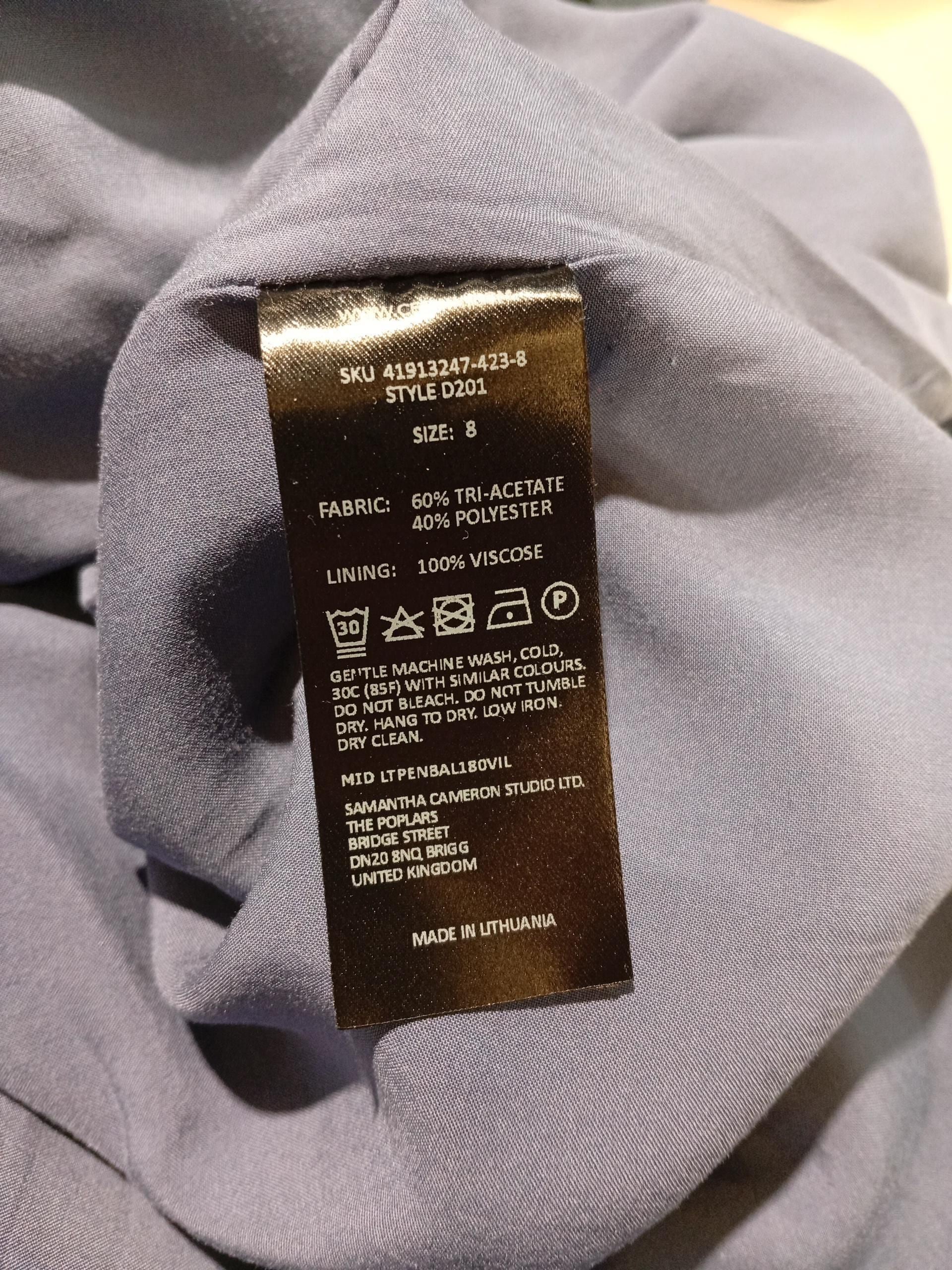 Cefinn Shirt Midi Dress UK8 in Blue - Image 6