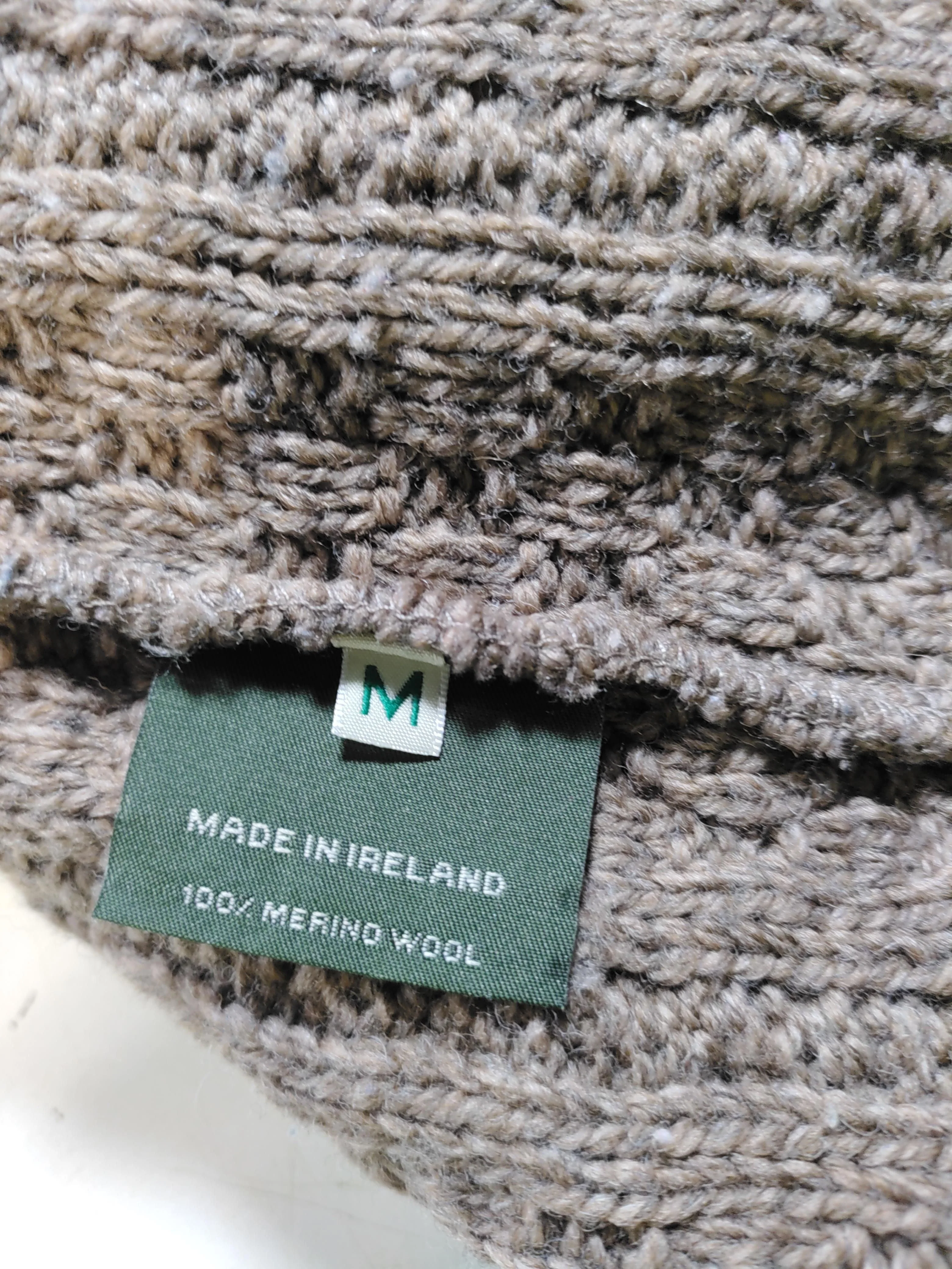 Celtic & Co Women's Cardigan M Brown 100% Wool Round Neck Cardigan - Image 6