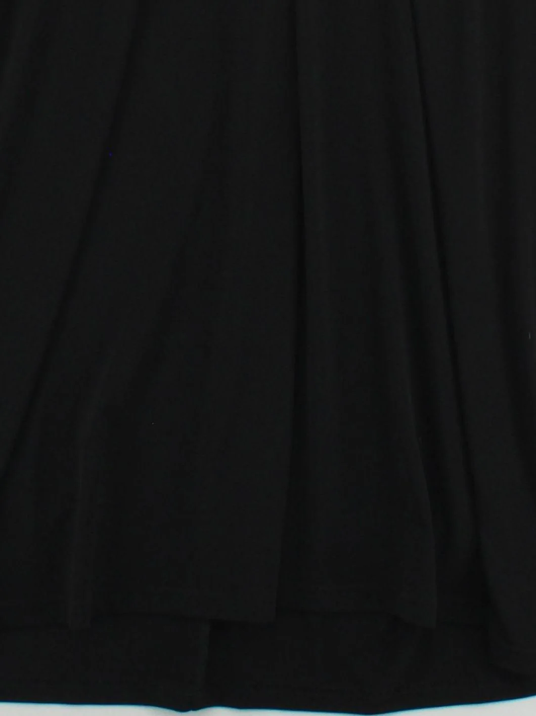 Chalk Women's Top Black Polyester with Spandex Short Sleeve V-Neck Tunic - Image 4