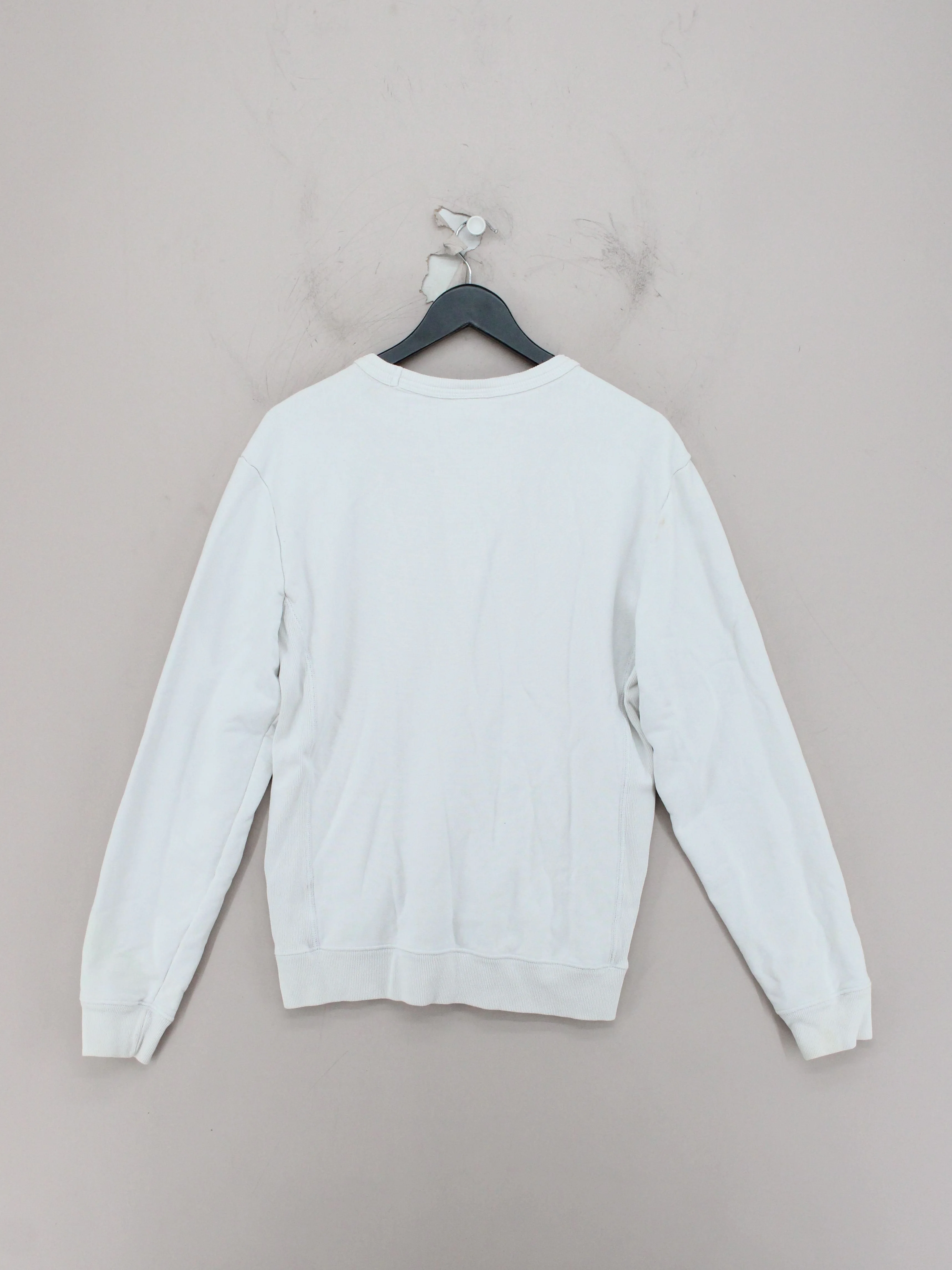 Champion By Wood Wood Men's Hoodie M Cream Cotton with Polyester Pullover - Image 2