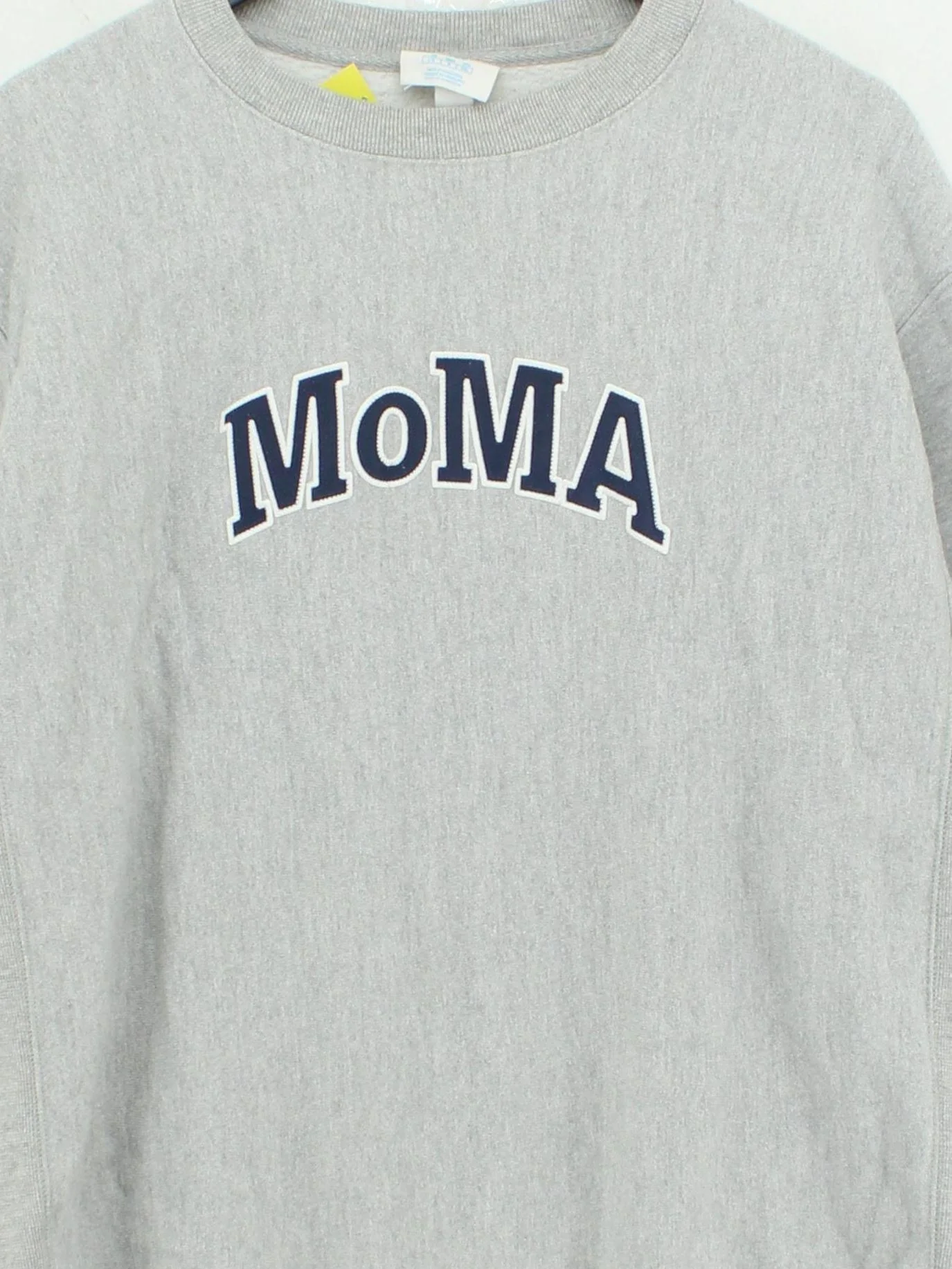 Champion Men's Hoodie L Grey Graphic Cotton with Polyester Pullover - Image 3