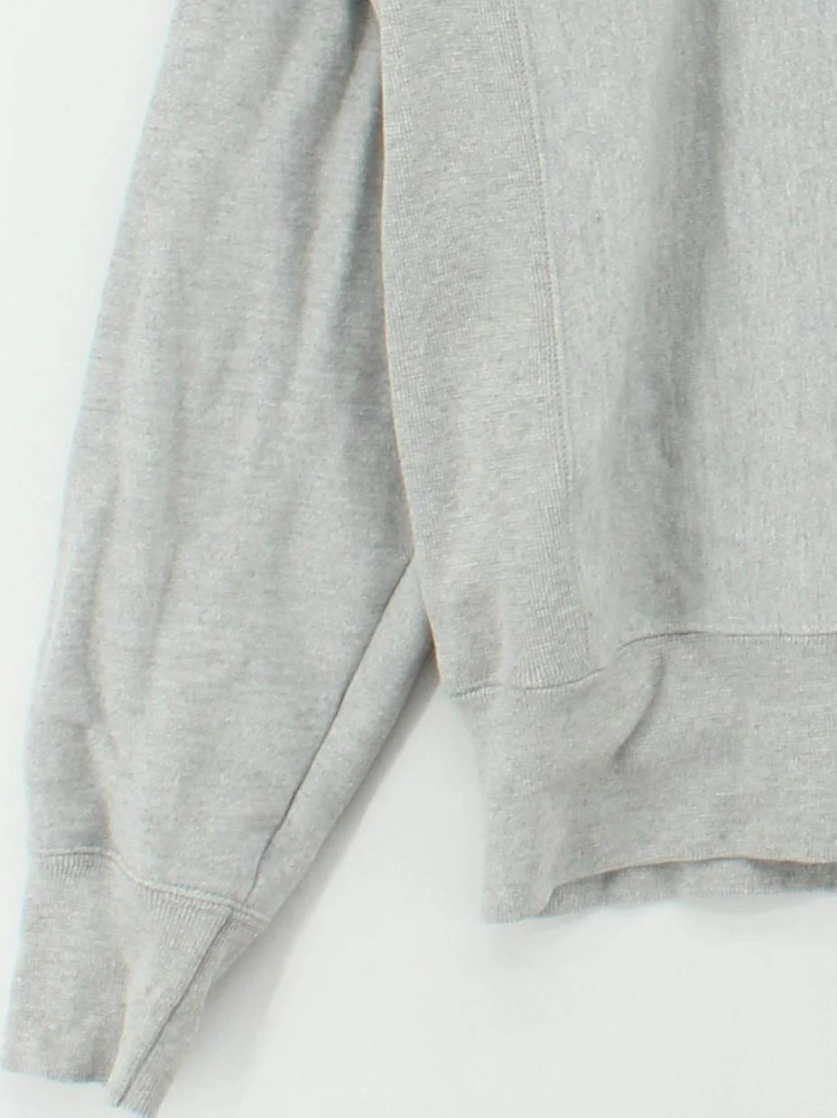Champion Men's Hoodie L Grey Graphic Cotton with Polyester Pullover - Image 4