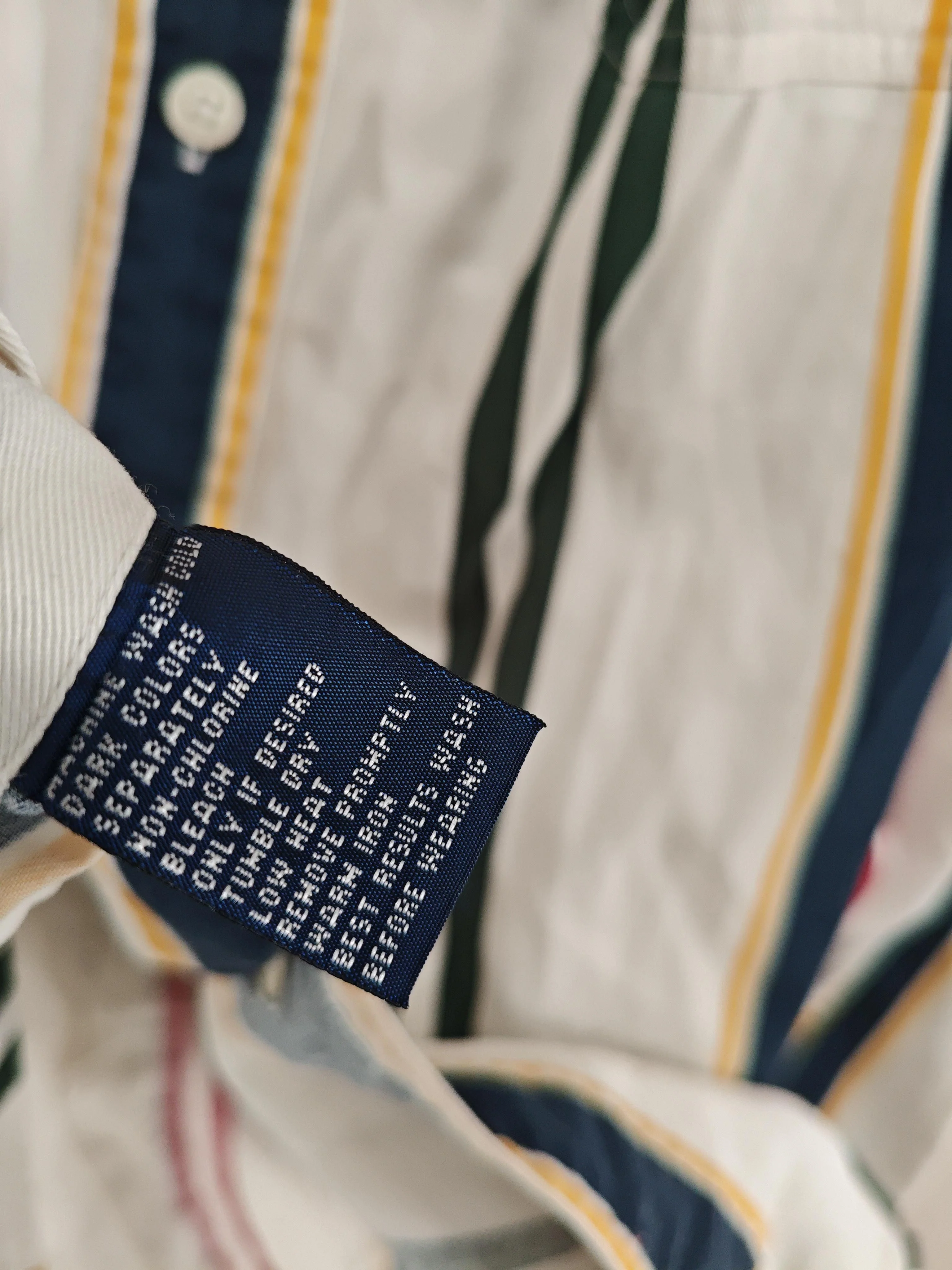 Chaps Ralph Lauren Men's Shirt L Multi Striped 100% Cotton Basic - Image 7