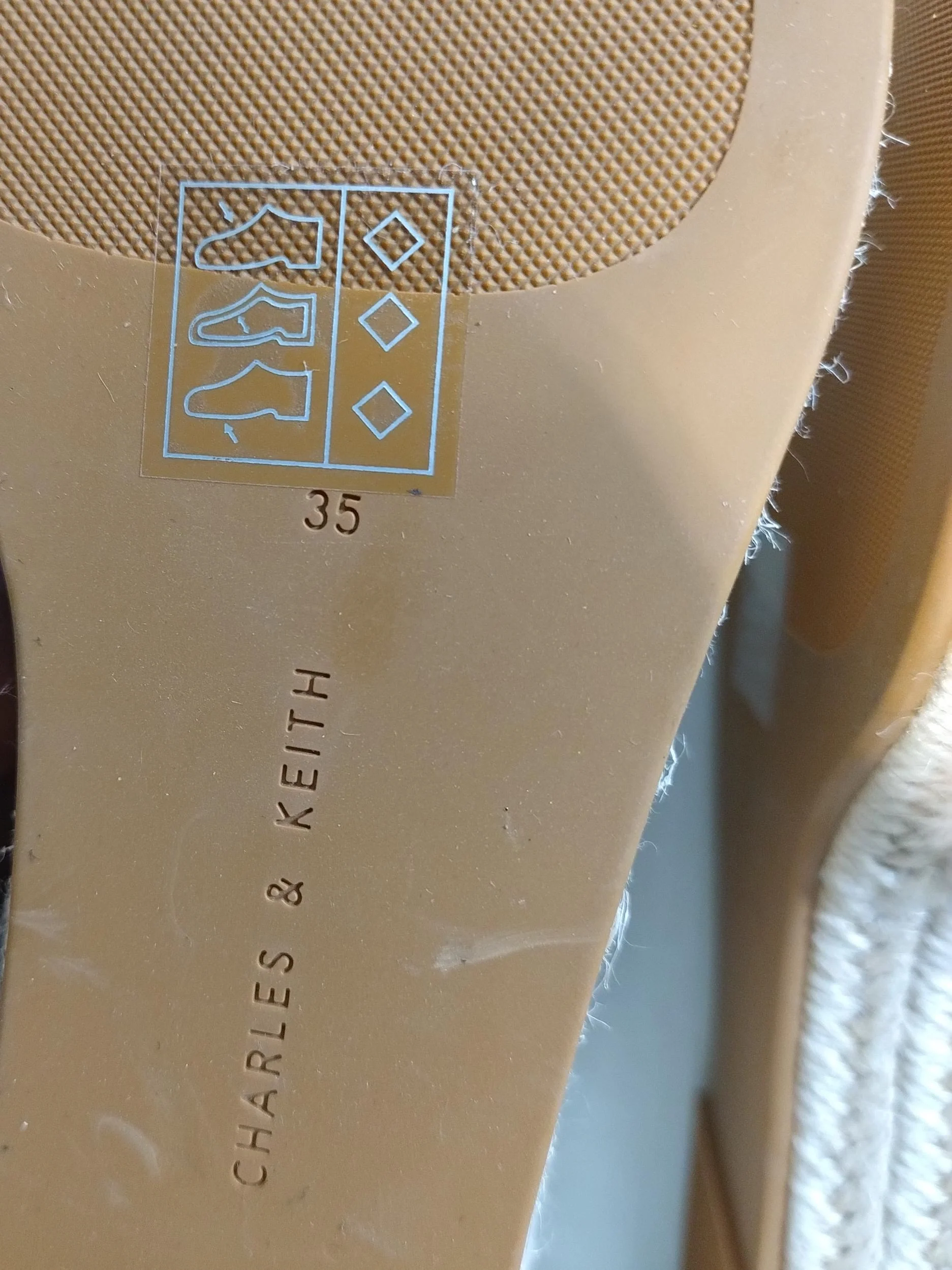 Charles & Keith Women's Sandals UK 2 Brown 100% Other Espadrille - Image 9