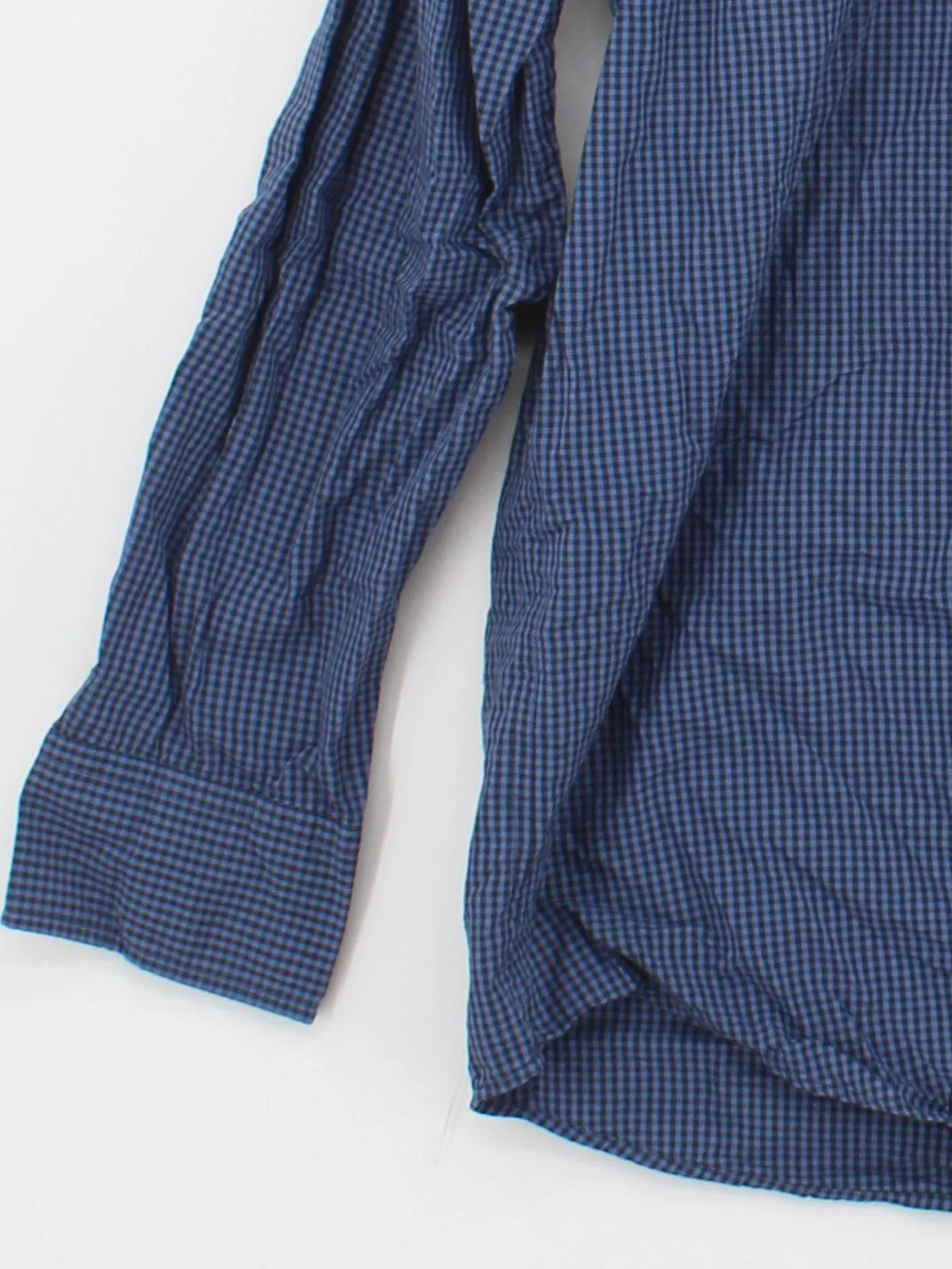 Charles Tyrwhitt Men's Shirt L Blue Checkered 100% Cotton Basic - Image 4