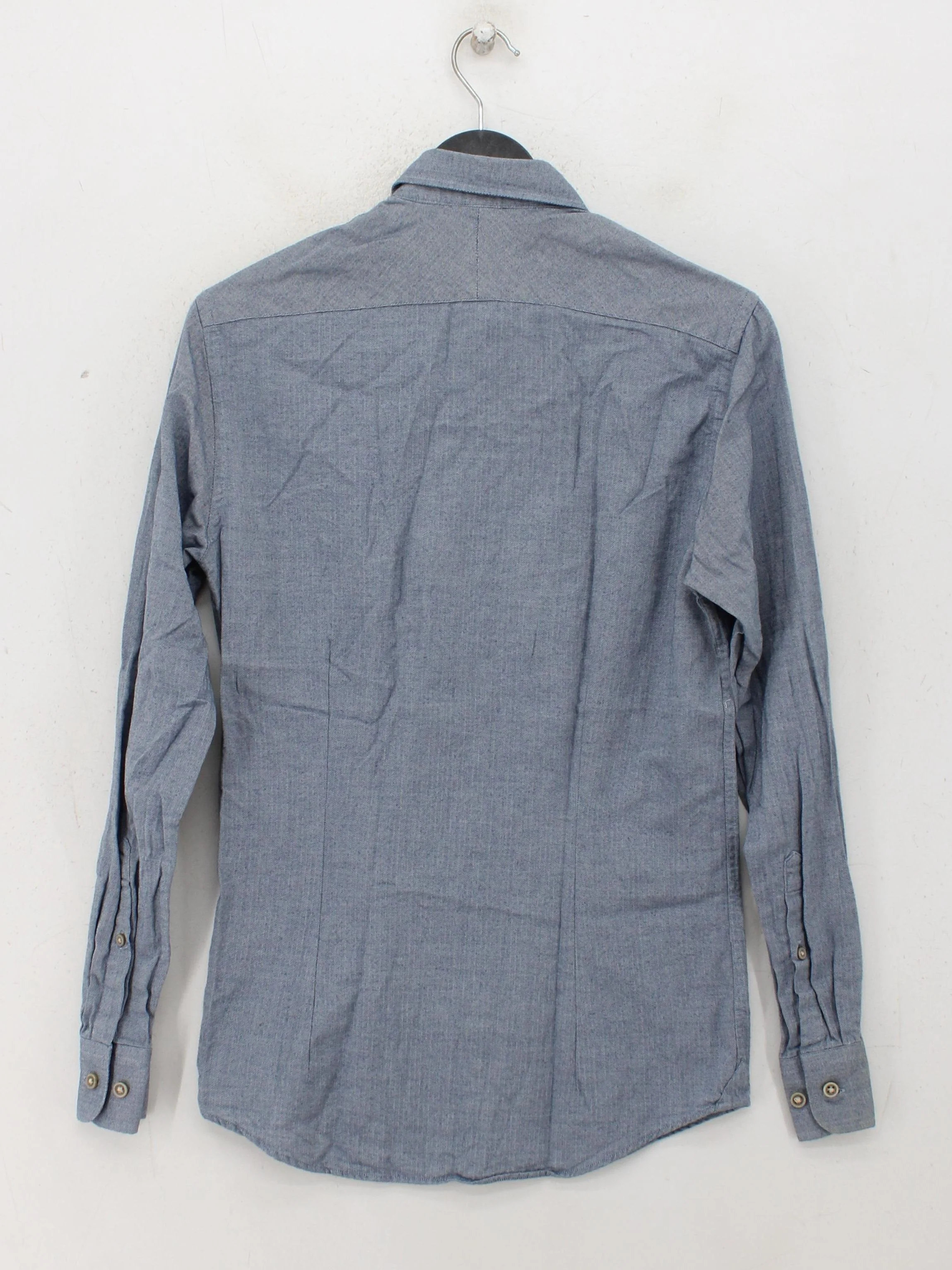 Charles Tyrwhitt Men's Shirt XS Blue 100% Other Basic - Image 2
