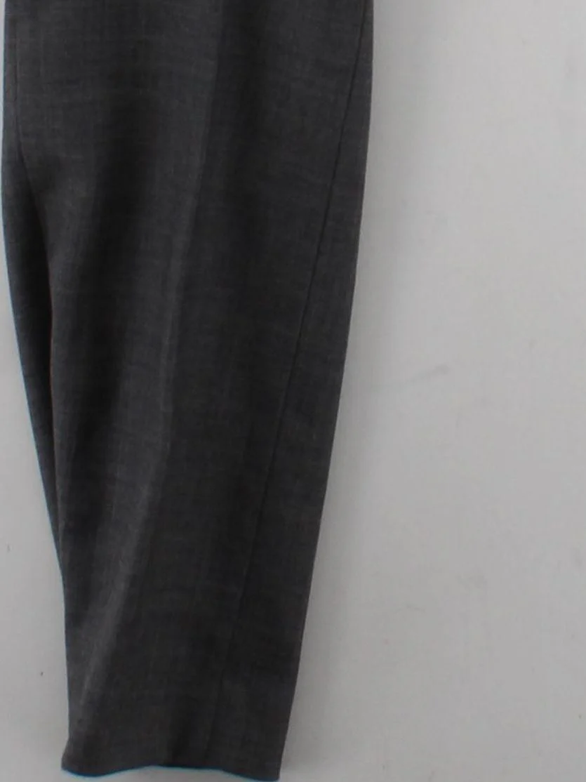 Charles Tyrwhitt Men's Suit Trousers W 32 in Grey 100% Wool Straight Dress Pants - Image 4