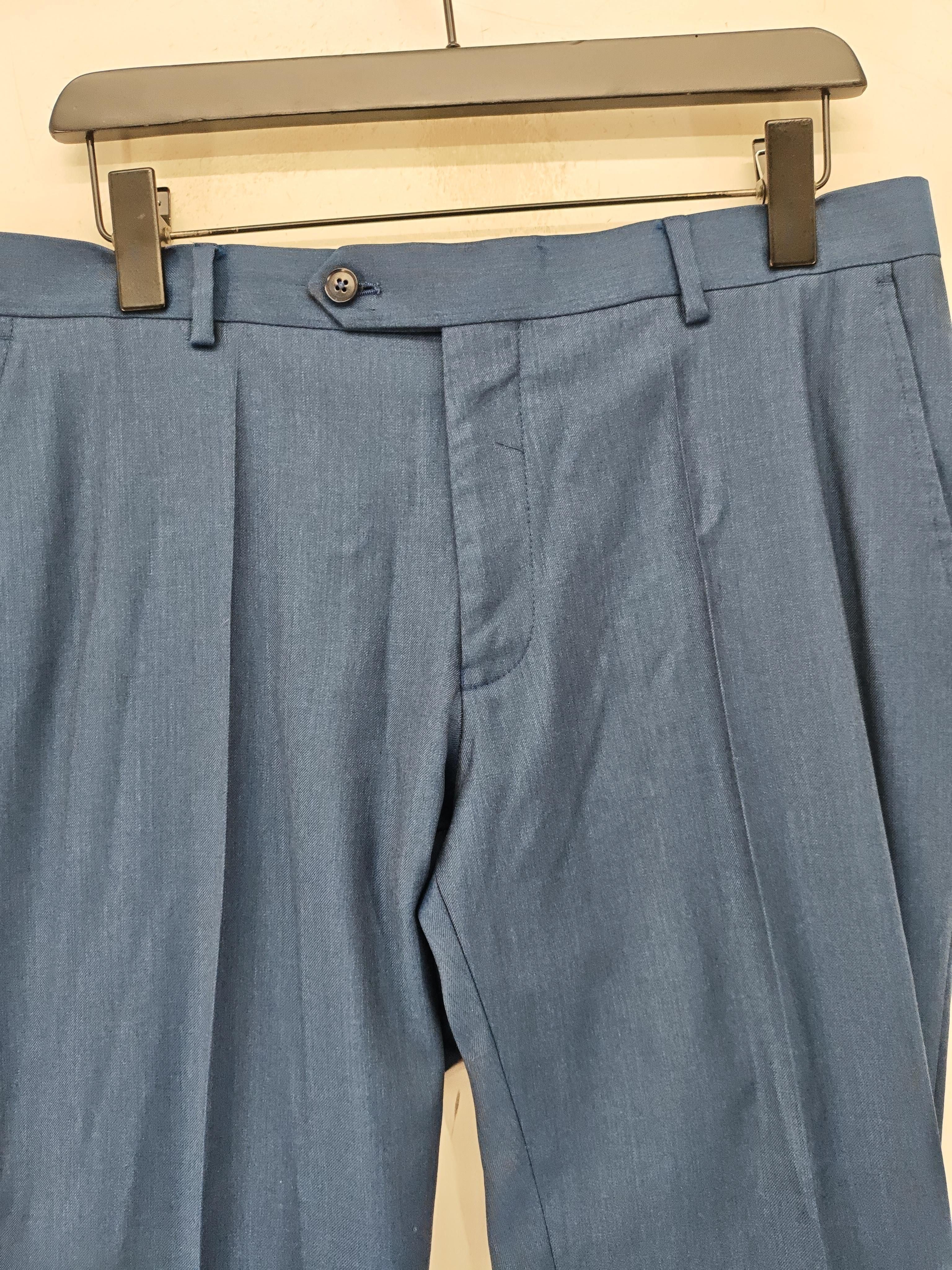Charles Tyrwhitt Men's Two Piece Suit Chest: 40 in Blue 100% Wool 2 Piece - Image 5