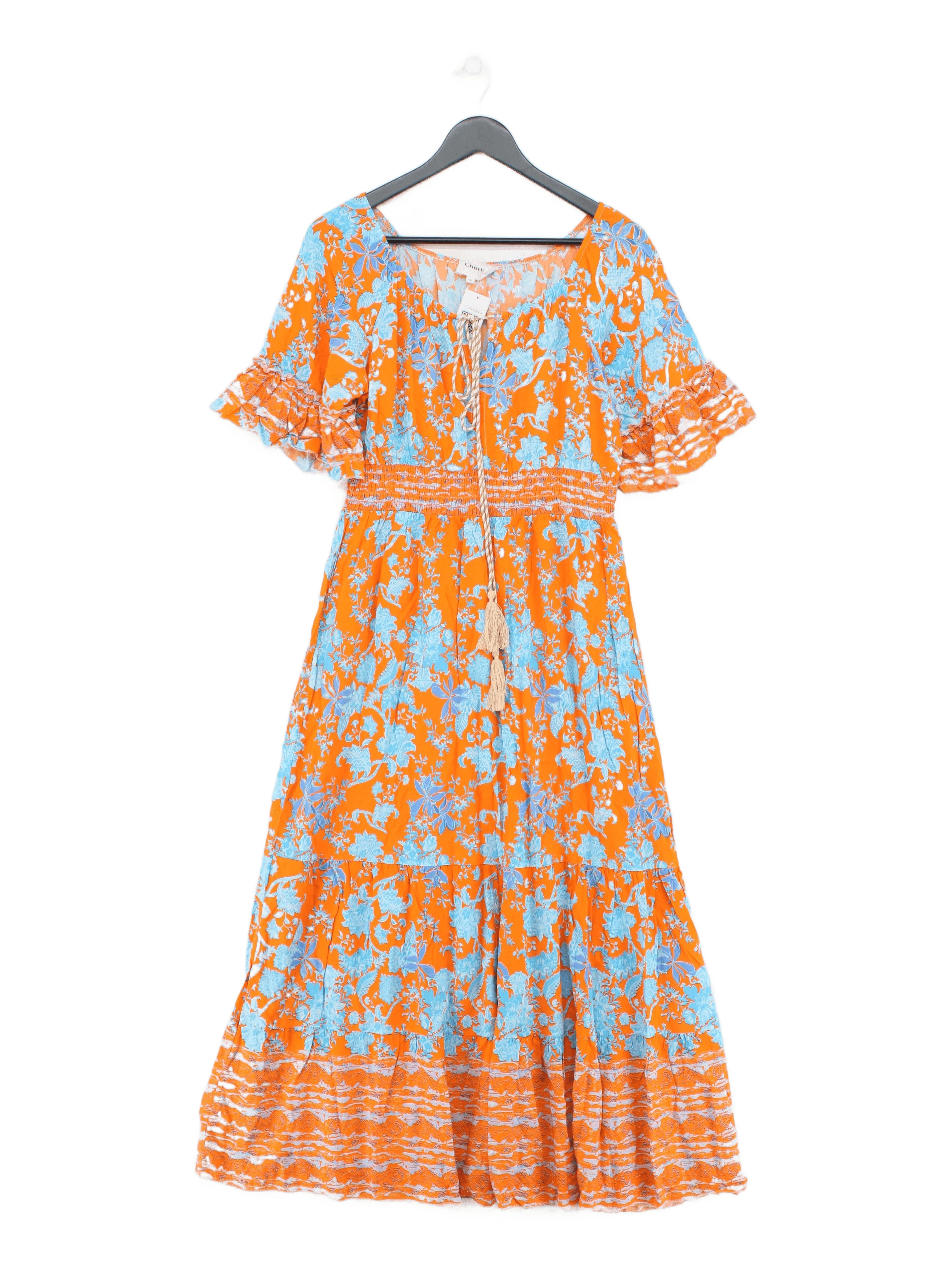 Charli Maxi Dress M in Orange