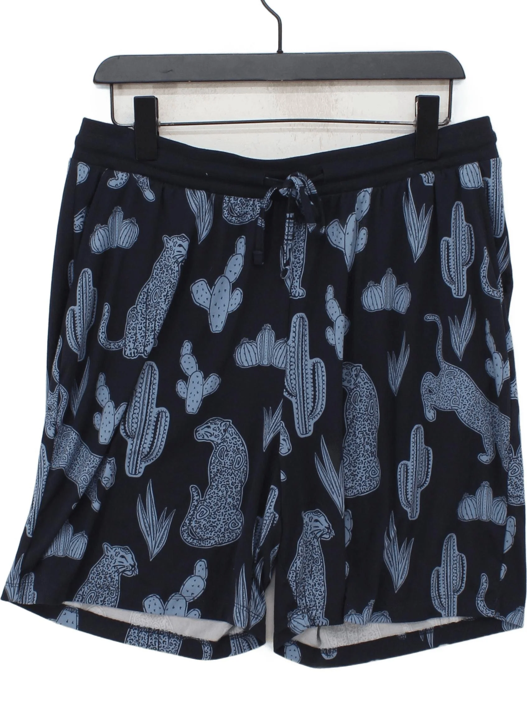 Chelsea Peers Men's Shorts XL Blue Animal Print Polyester with Elastane Sweat