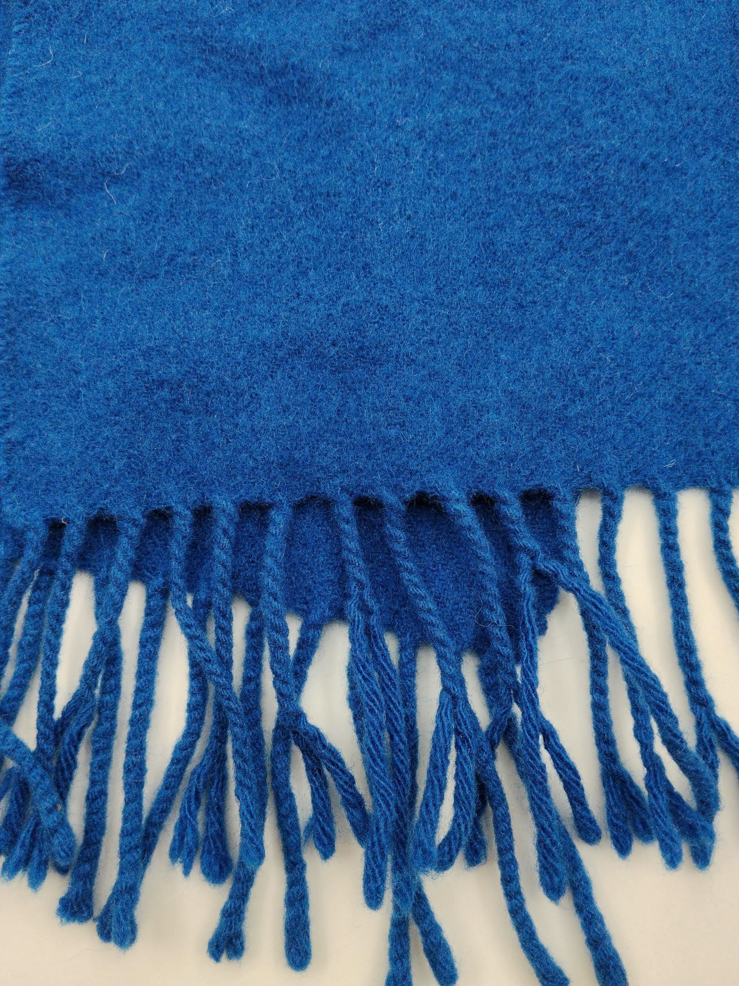 Chester Barrie Men's Scarf Blue 100% Cashmere Scarf - Image 4