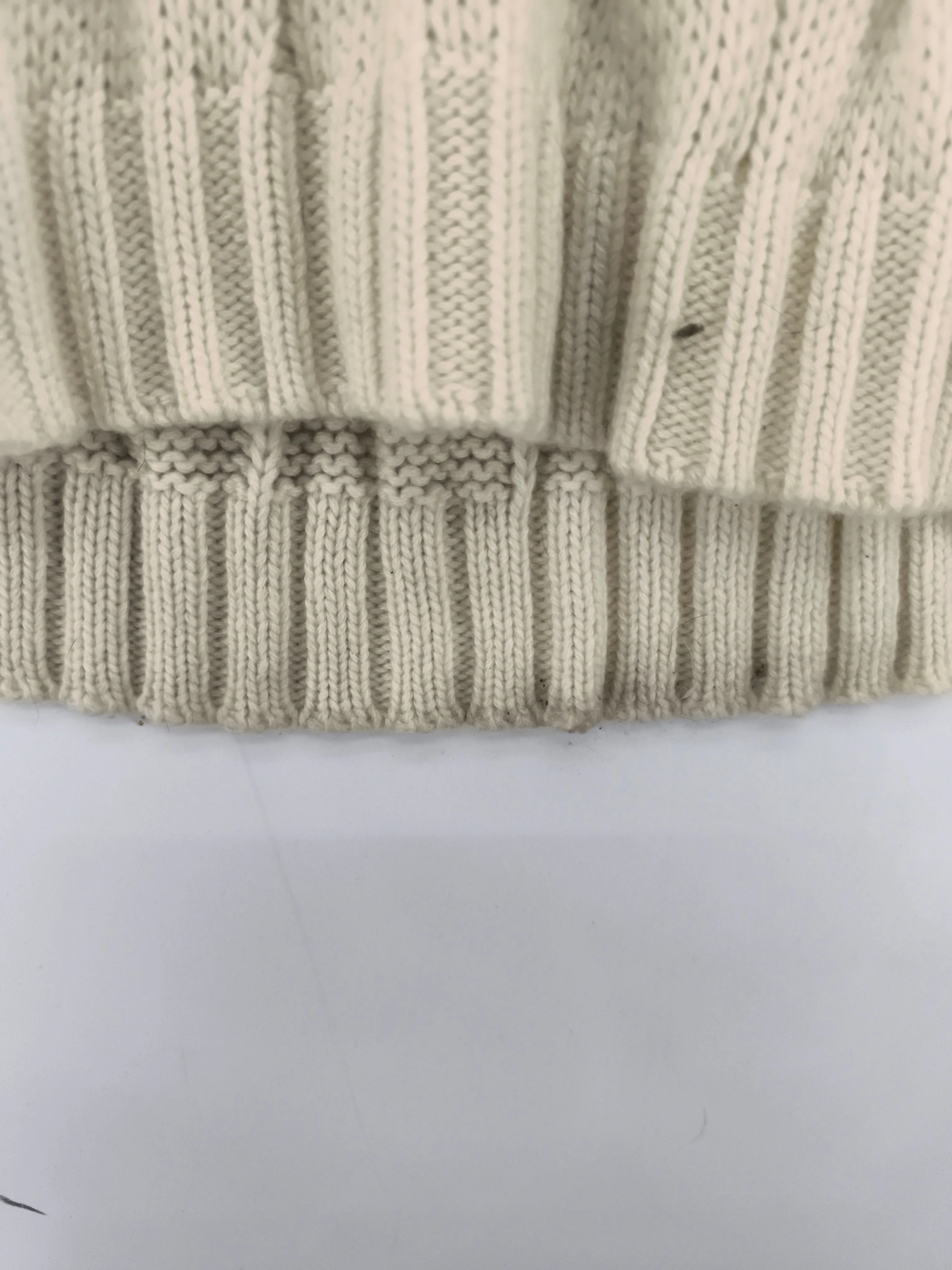 CHINTI & PARKER Women's Jumper L Cream Wool with Cashmere V-Neck Vest - Image 6