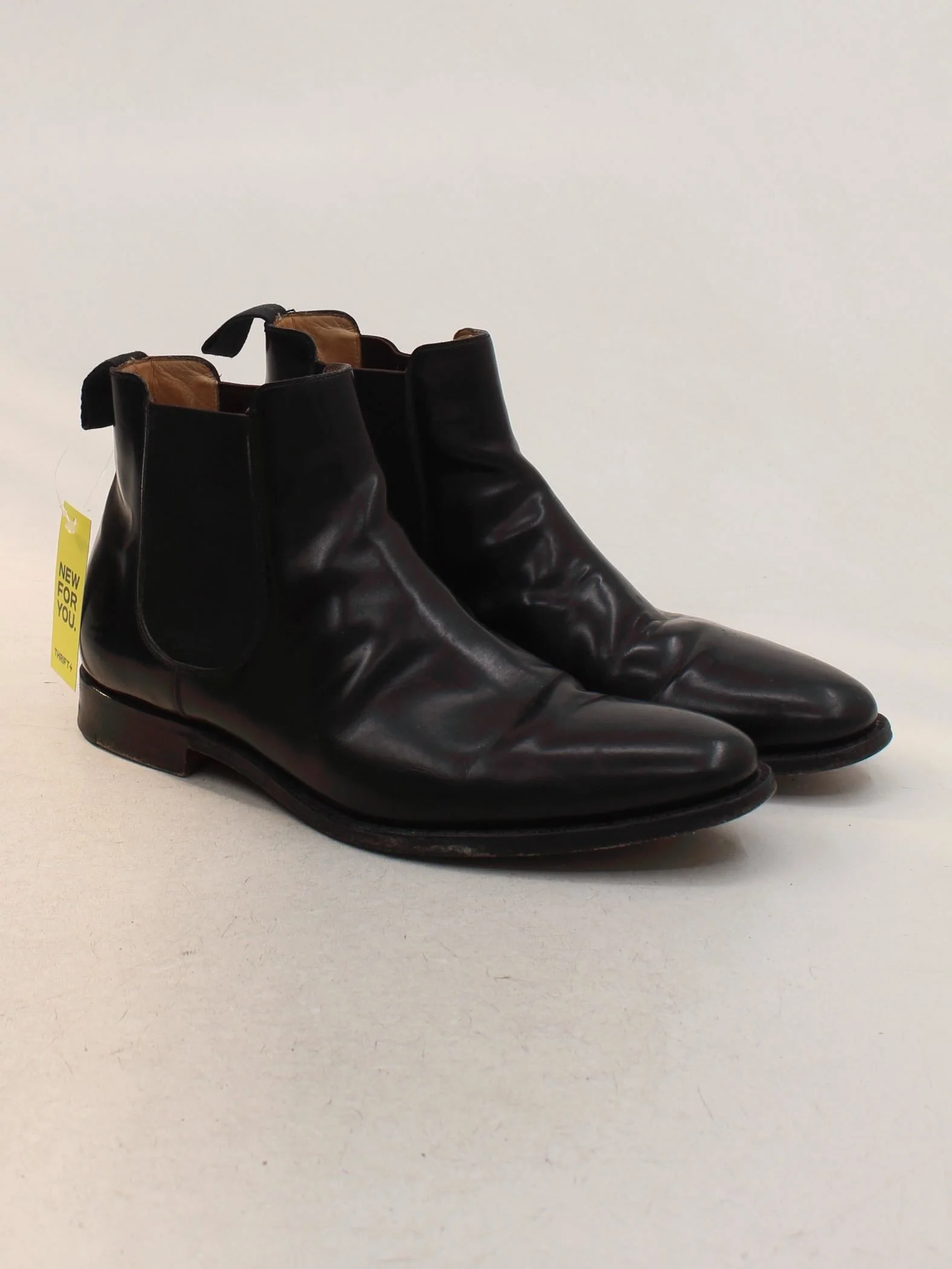Church's Men's Boots UK 10.5 Black 100% Leather Chelsea - Image 4