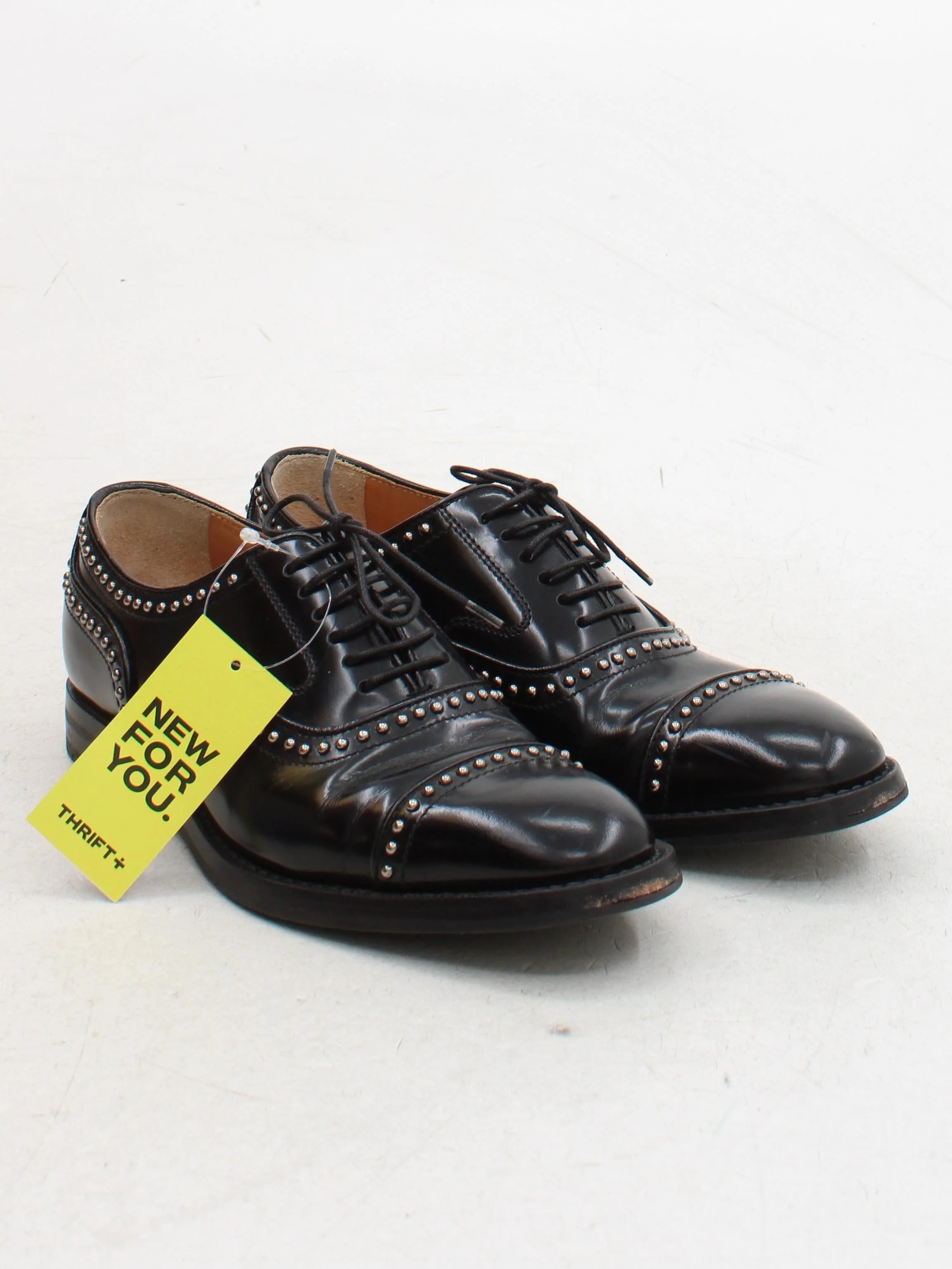 Church's Men's Formal Shoes UK 3 Black 100% Leather Brogue - Image 4