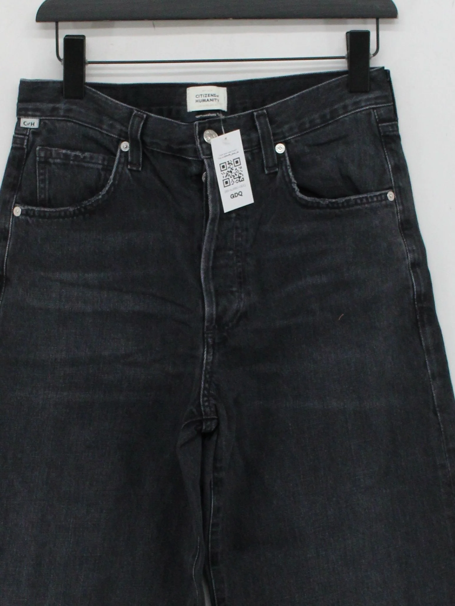 Citizens Of Humanity Women's Jeans M Black 100% Cotton Wide-Leg - Image 3