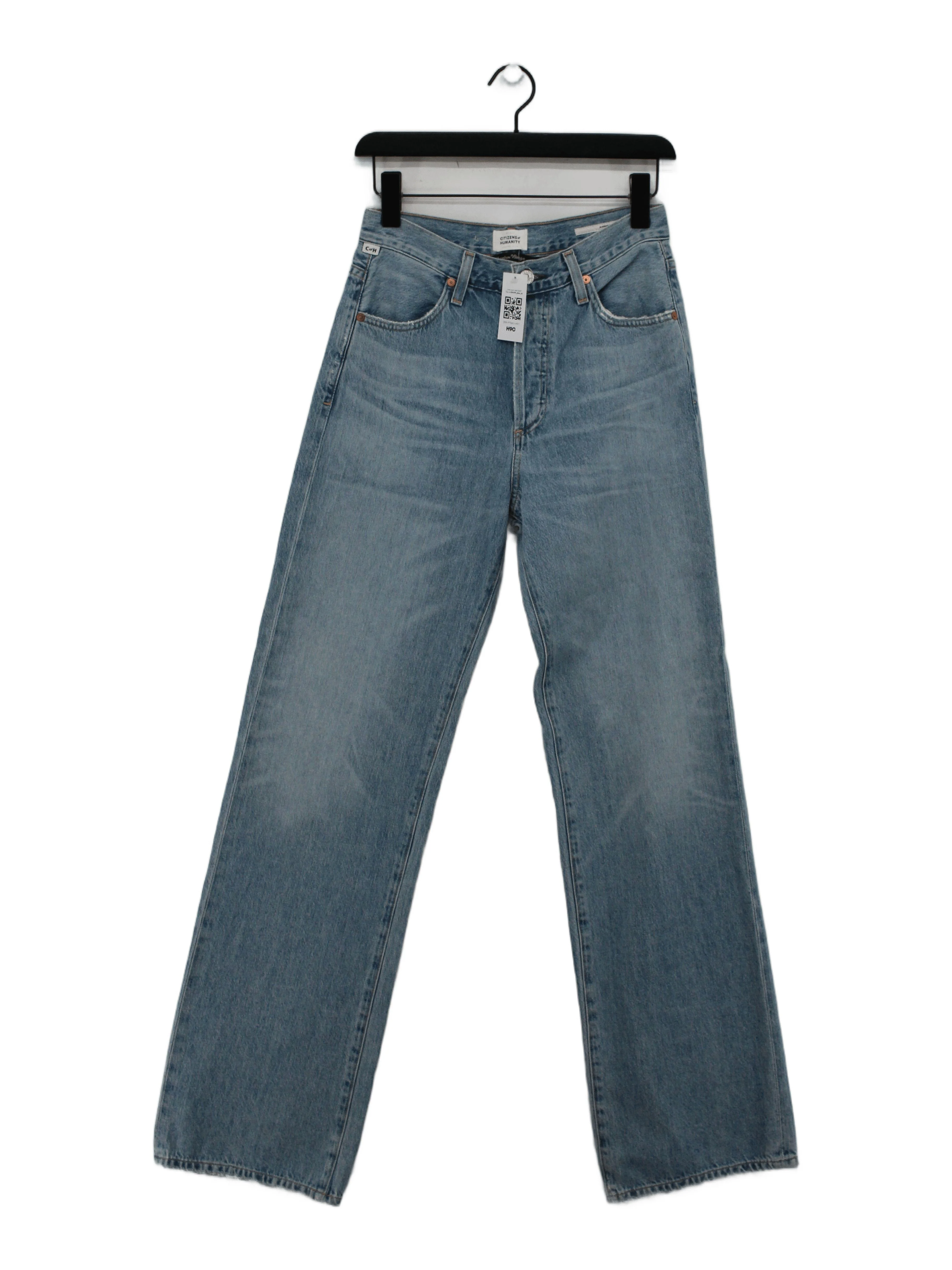 Citizens Of Humanity Women's Jeans W 28 in Blue 100% Cotton Wide-Leg