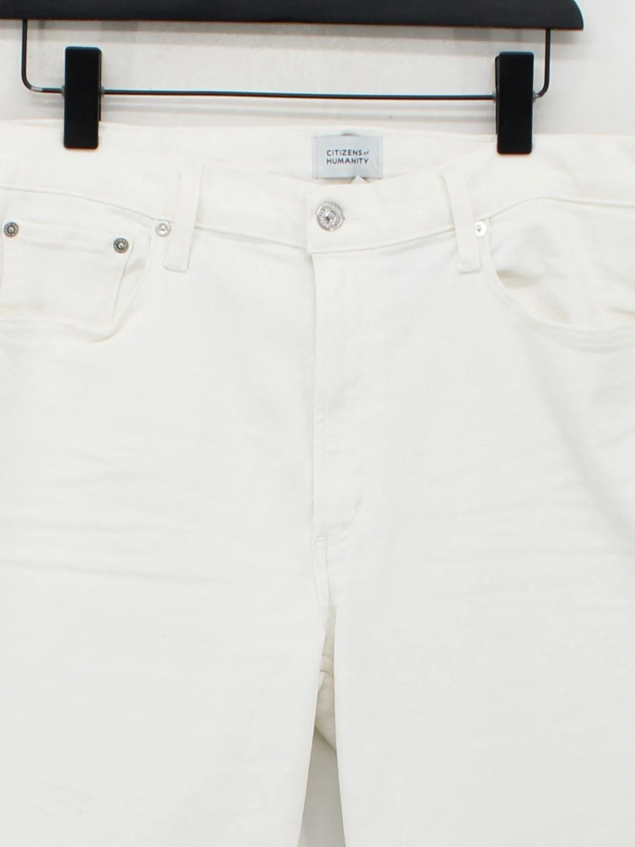 Citizens Of Humanity Women's Jeans W 31 in White 100% Cotton Straight - Image 3