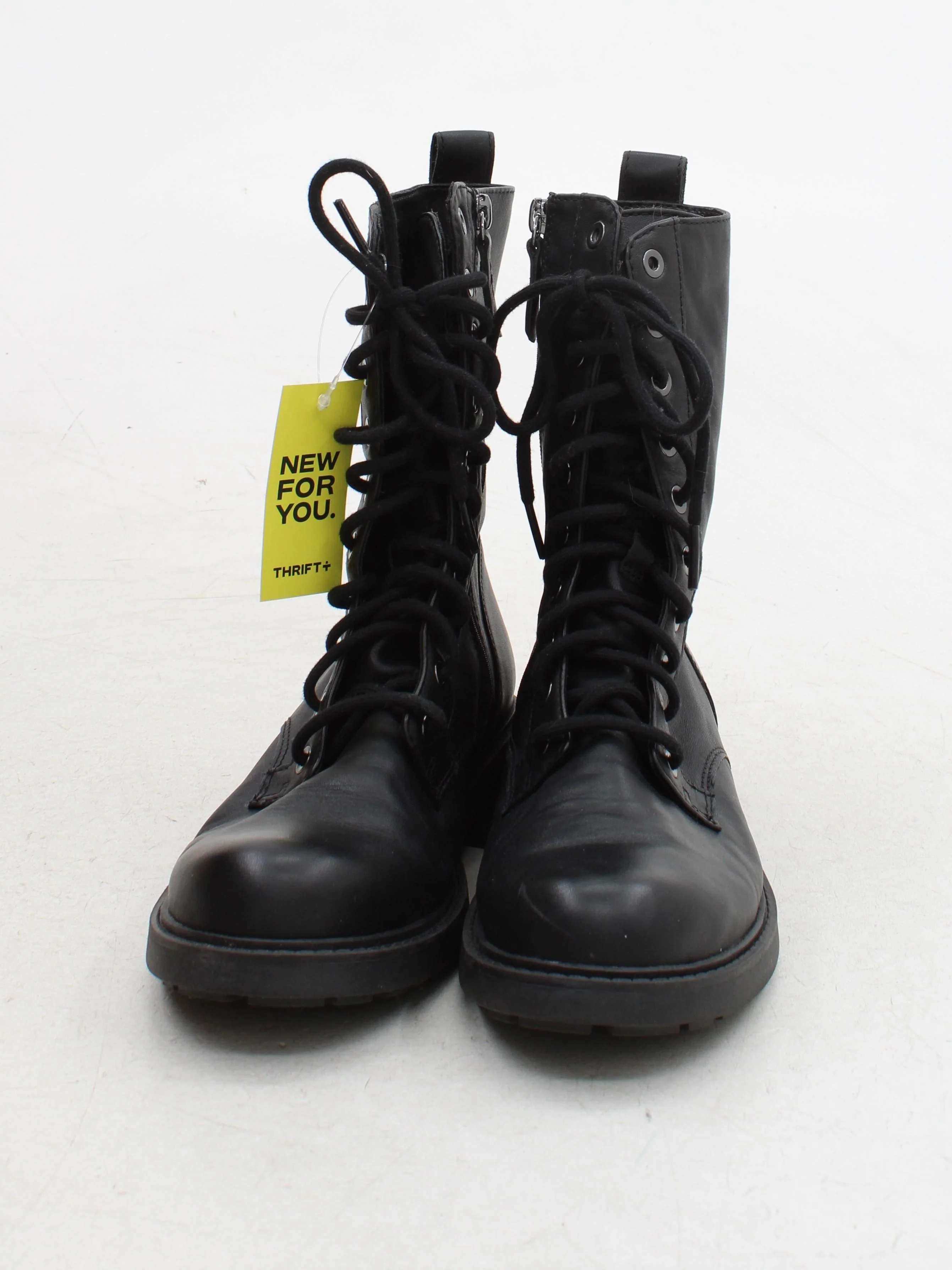 Clarks Men's Boots UK 6.5 Black 100% Leather Combat - Image 2