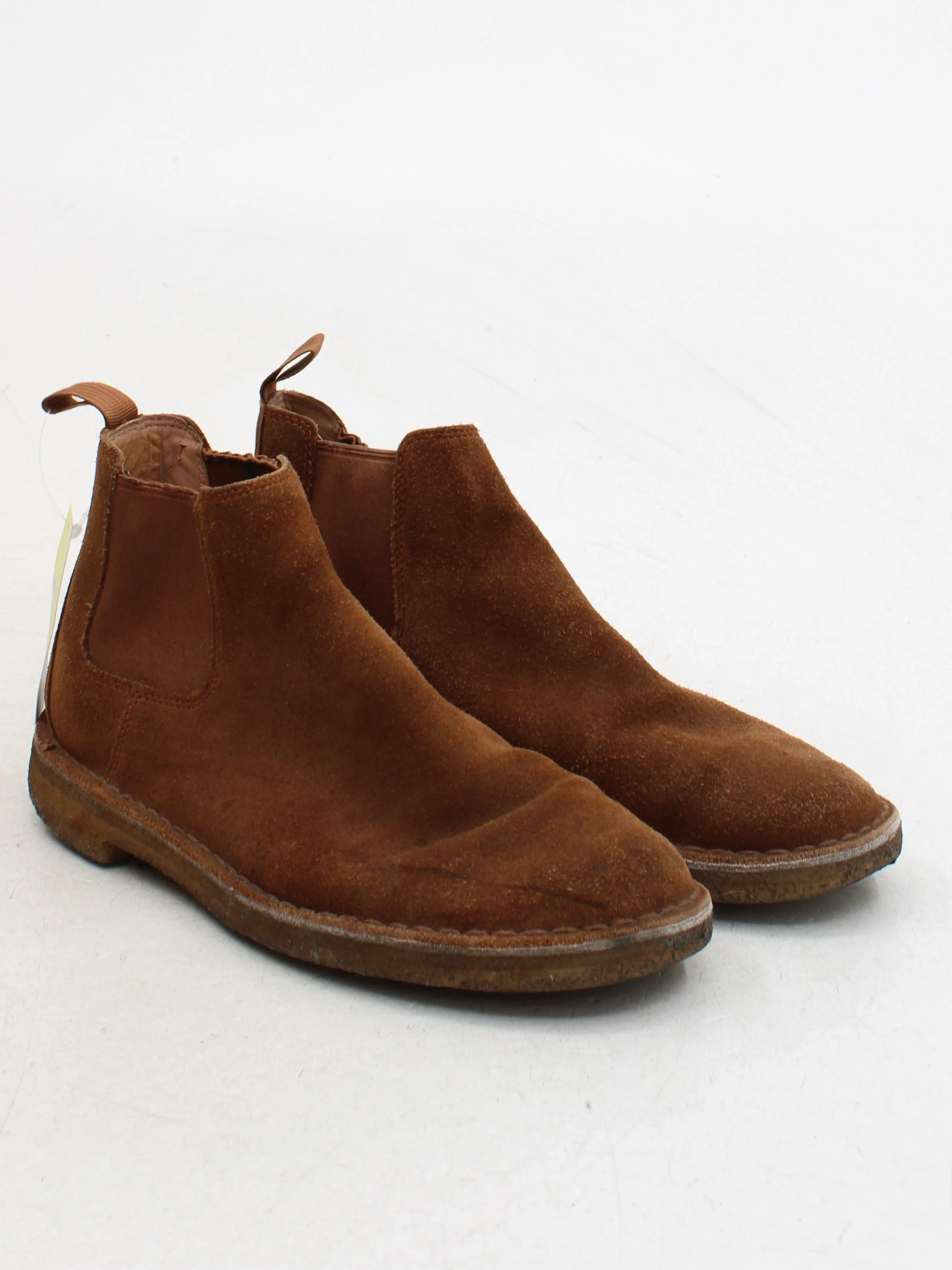 Clarks Men's Boots UK 7 Brown 100% Suede Chelsea - Image 4