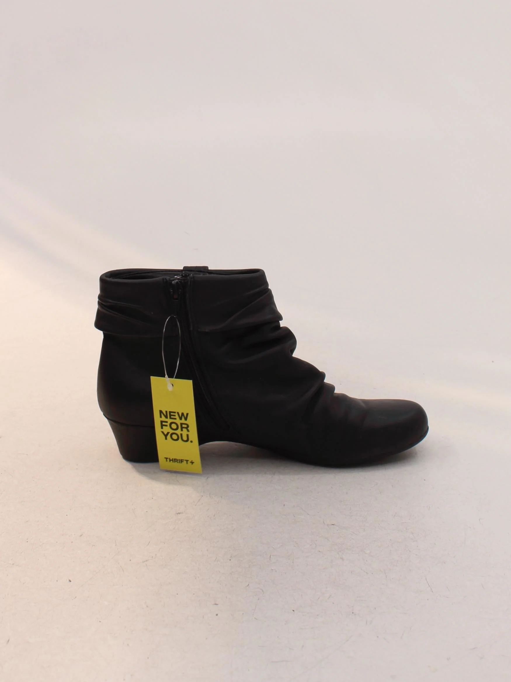 Clarks Women's Boots UK 5.5 Black 100% Leather Combat - Image 5