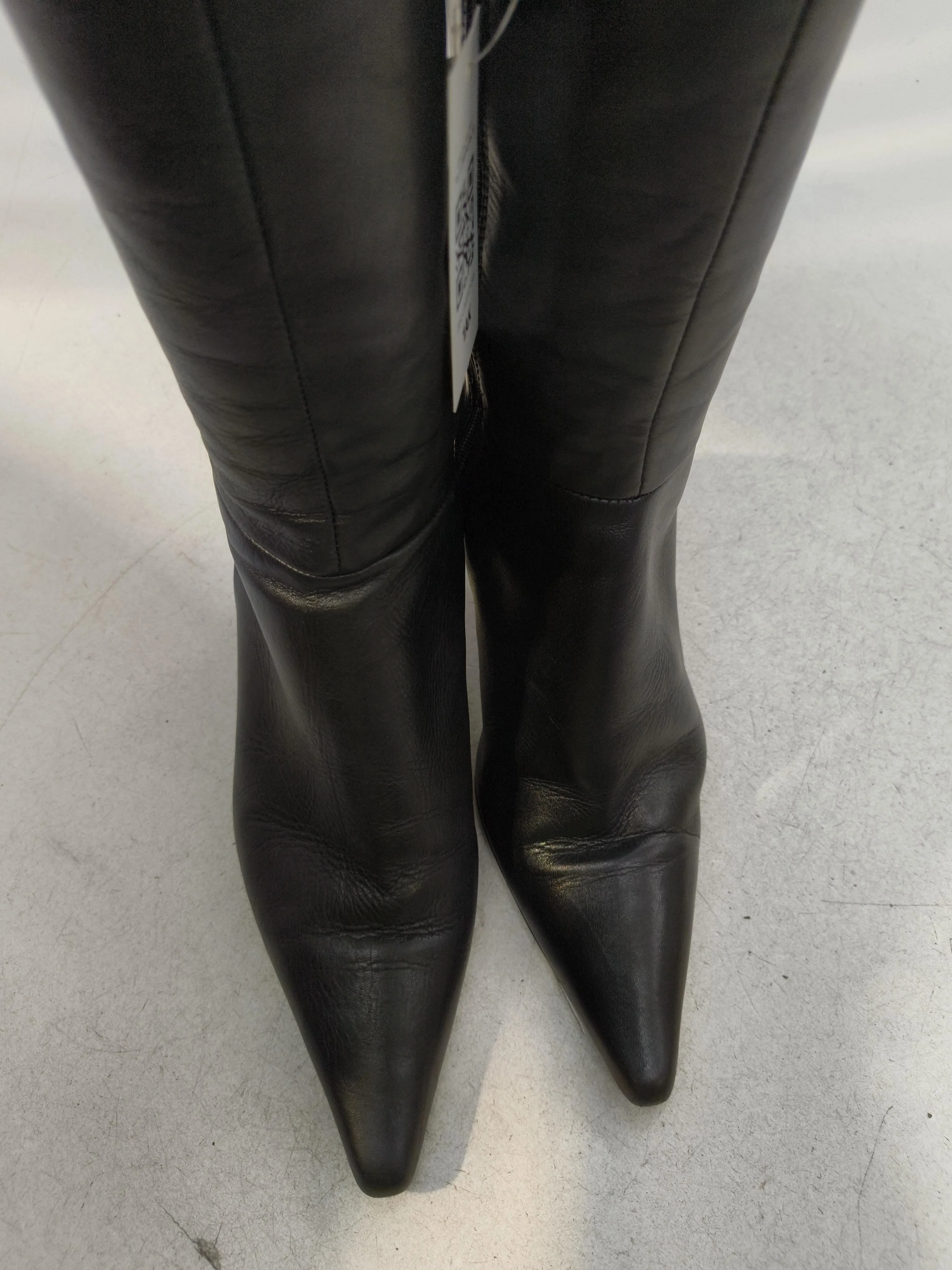 Clarks Women's Boots UK 5.5 Black Leather with Suede Riding Boot - Image 6