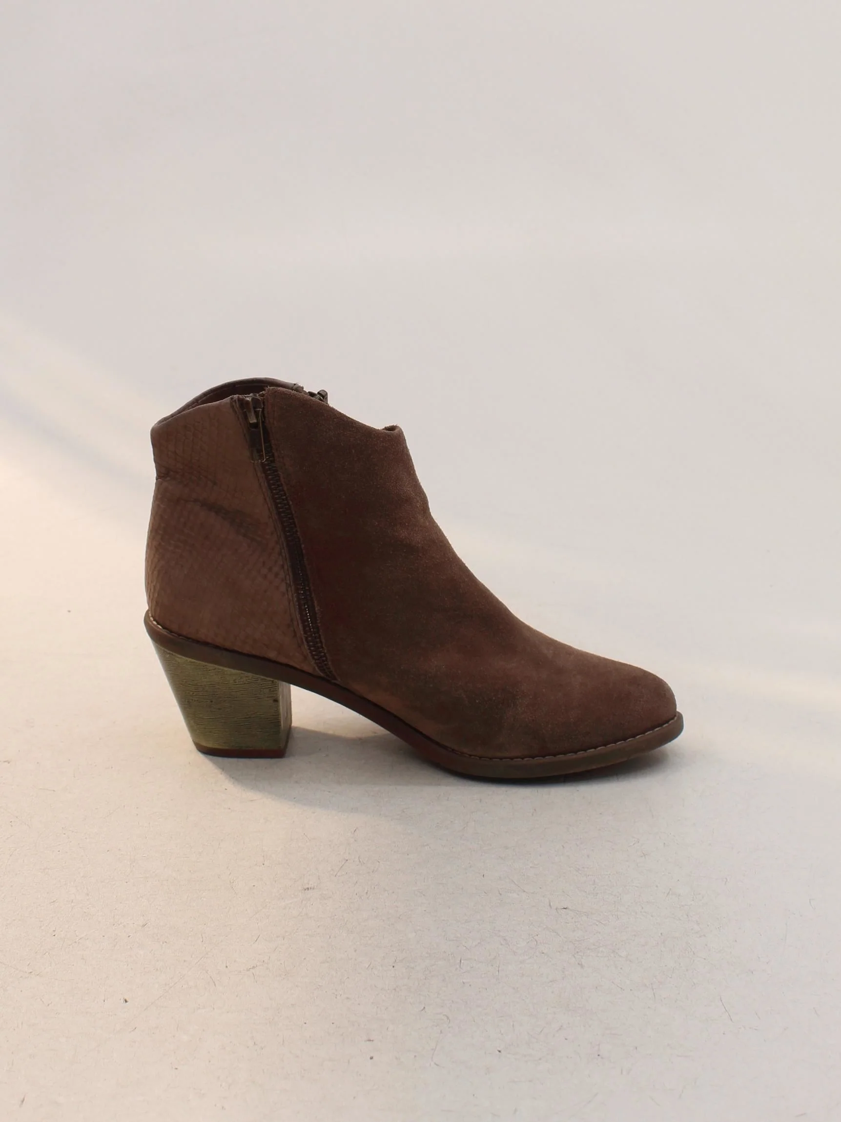 Clarks Women's Boots UK 7 Brown 100% Suede Combat - Image 5