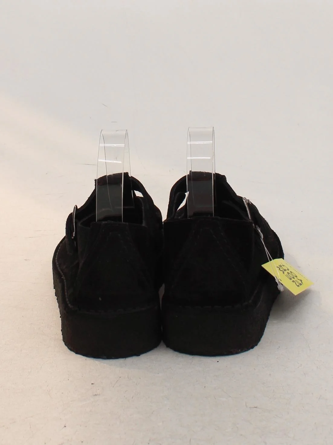 Clarks Women's Flat Shoes UK 4 Black 100% Suede Mary Jane - Image 3