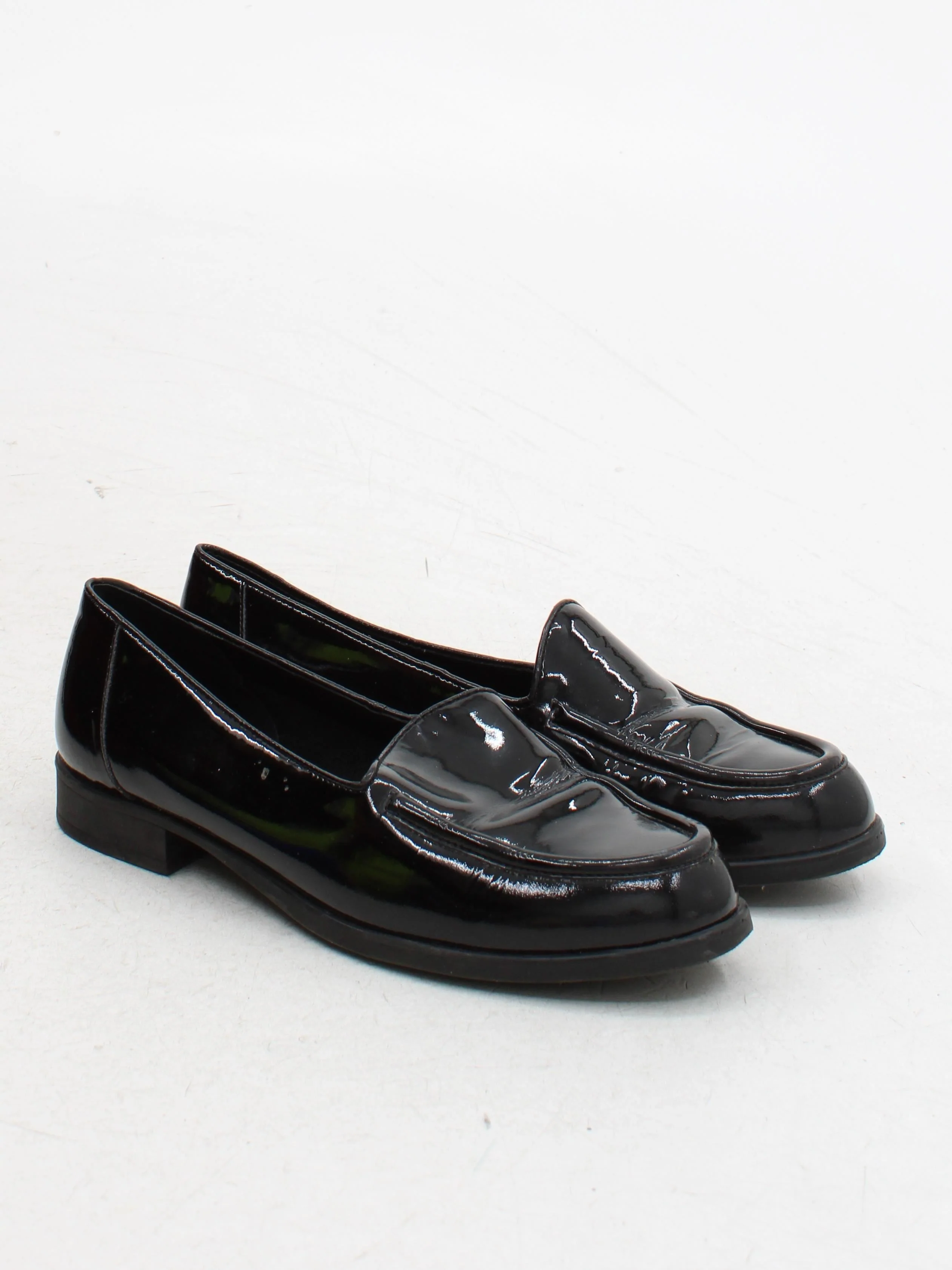 Clarks Women's Flat Shoes UK 6.5 Black 100% Faux Leather Loafer - Image 4