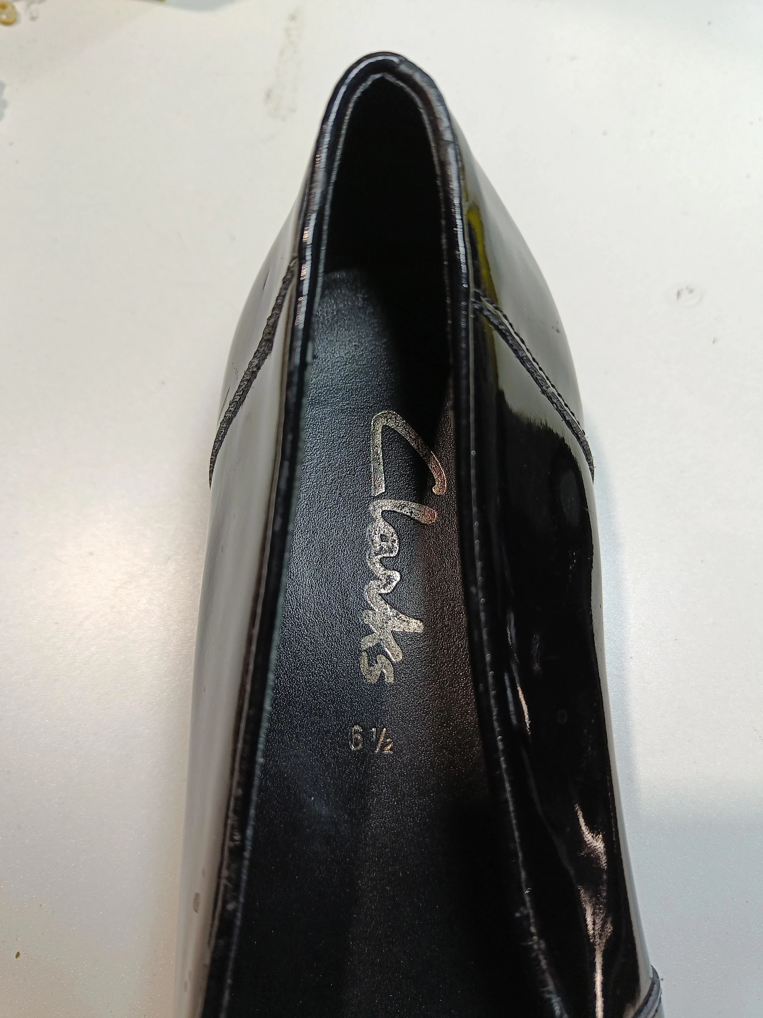 Clarks Women's Flat Shoes UK 6.5 Black 100% Faux Leather Loafer - Image 9