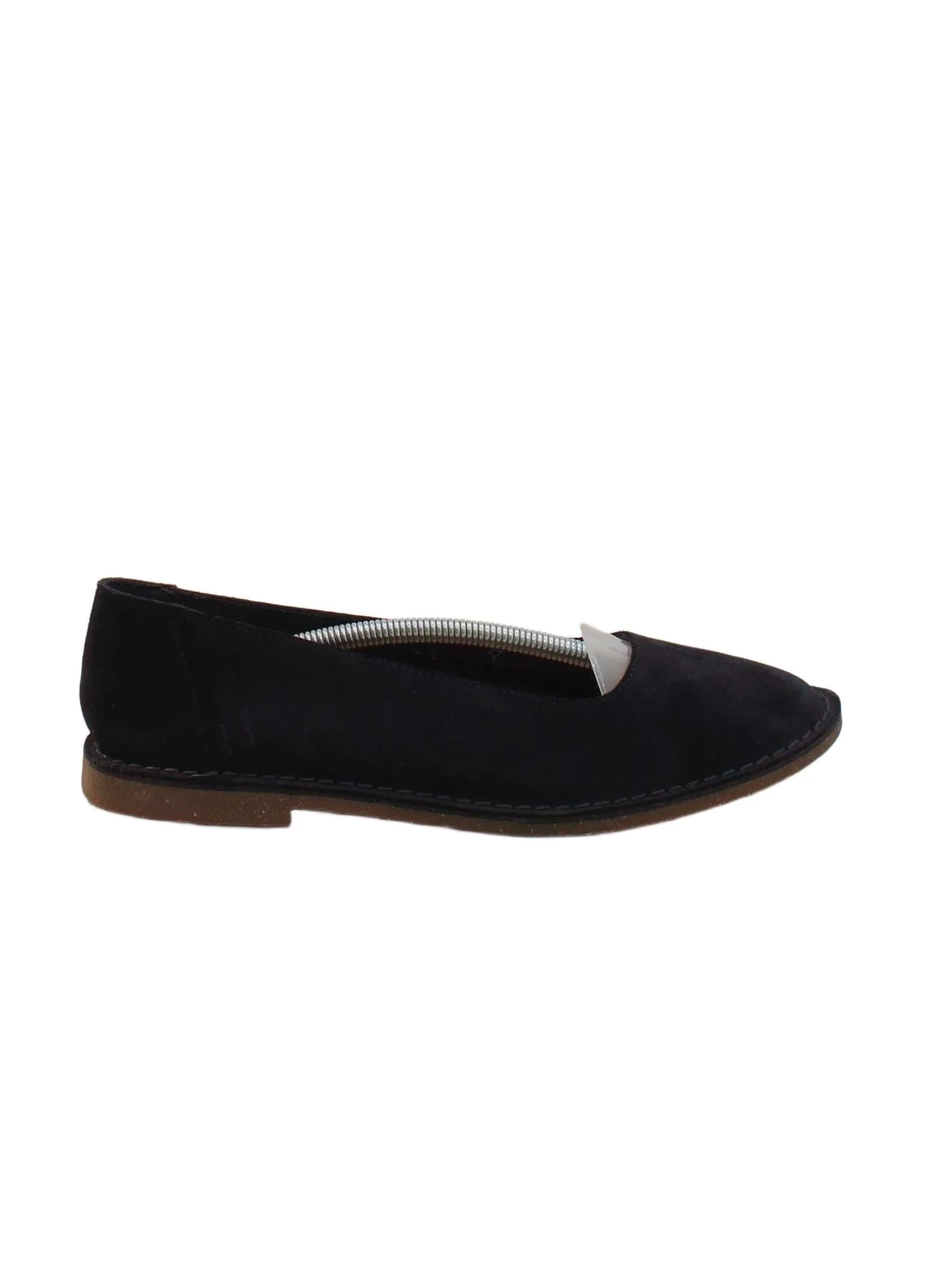 Clarks Women's Flat Shoes UK 6 Black 100% Suede Ballet