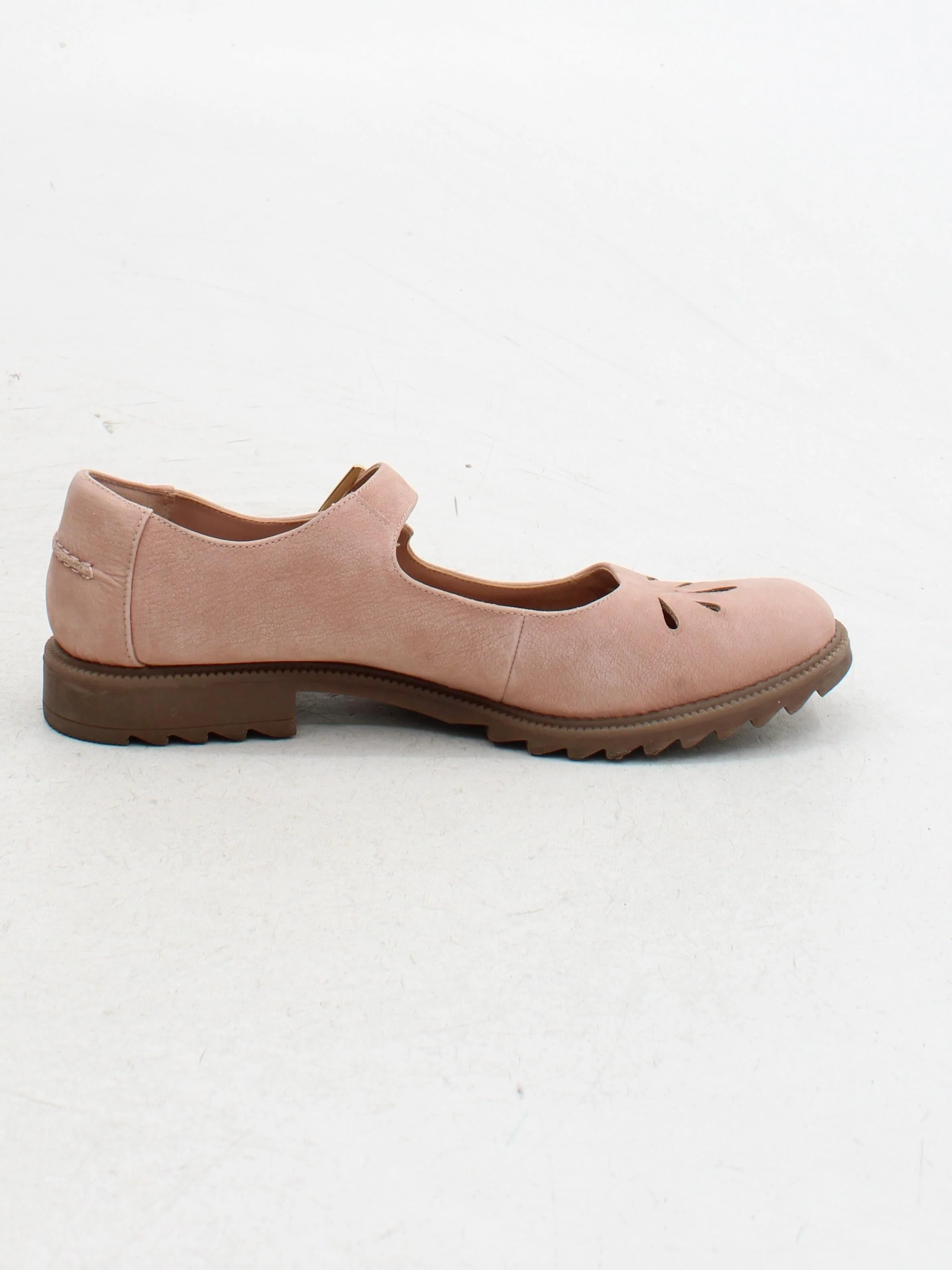 Clarks Women's Flat Shoes UK 7 Pink 100% Suede Mary Jane - Image 5